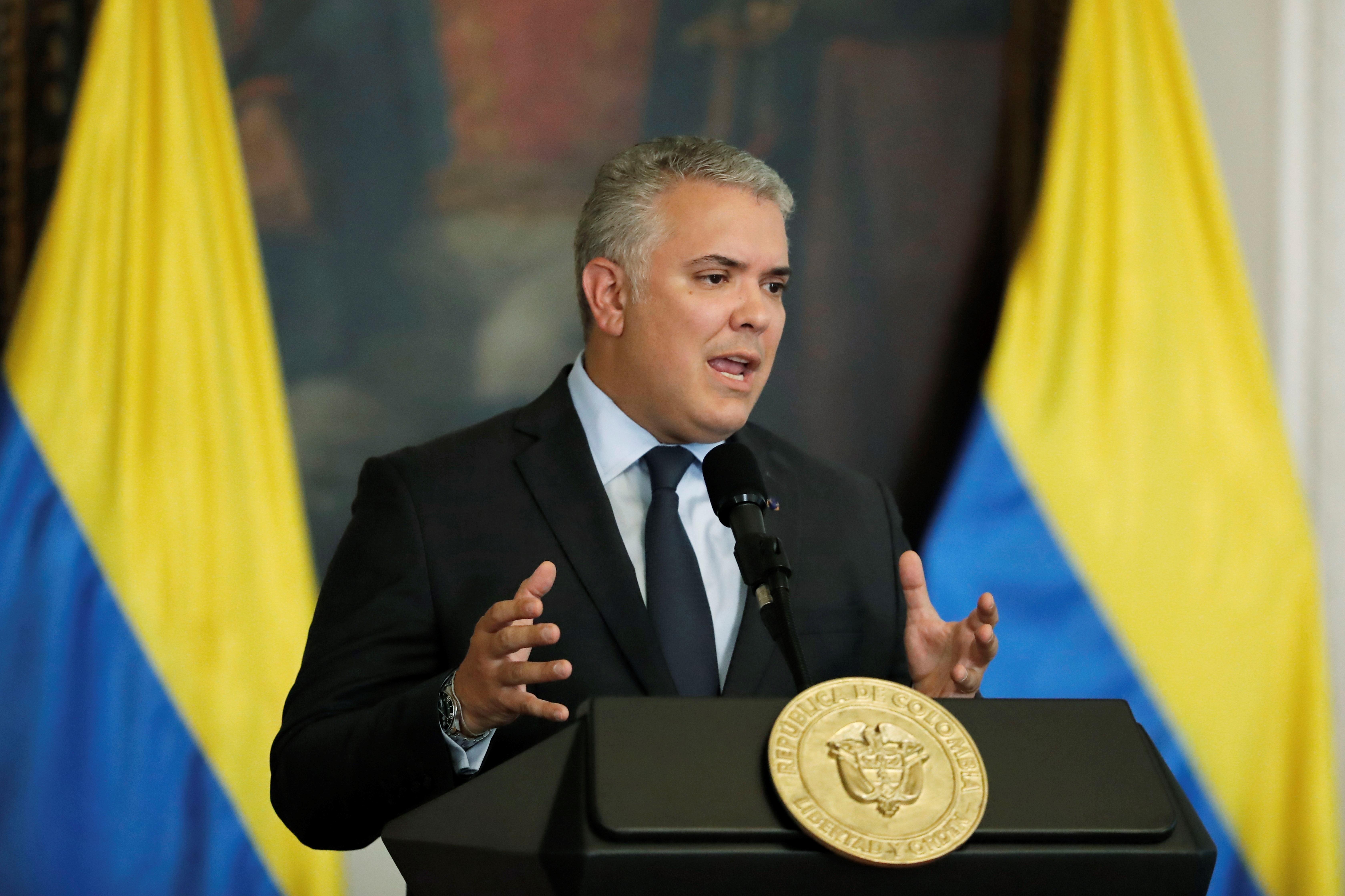 El presidente de Colombia, Iván Duque, en una fotografía de archivo. EFE/Mauricio Dueñas Castañeda
