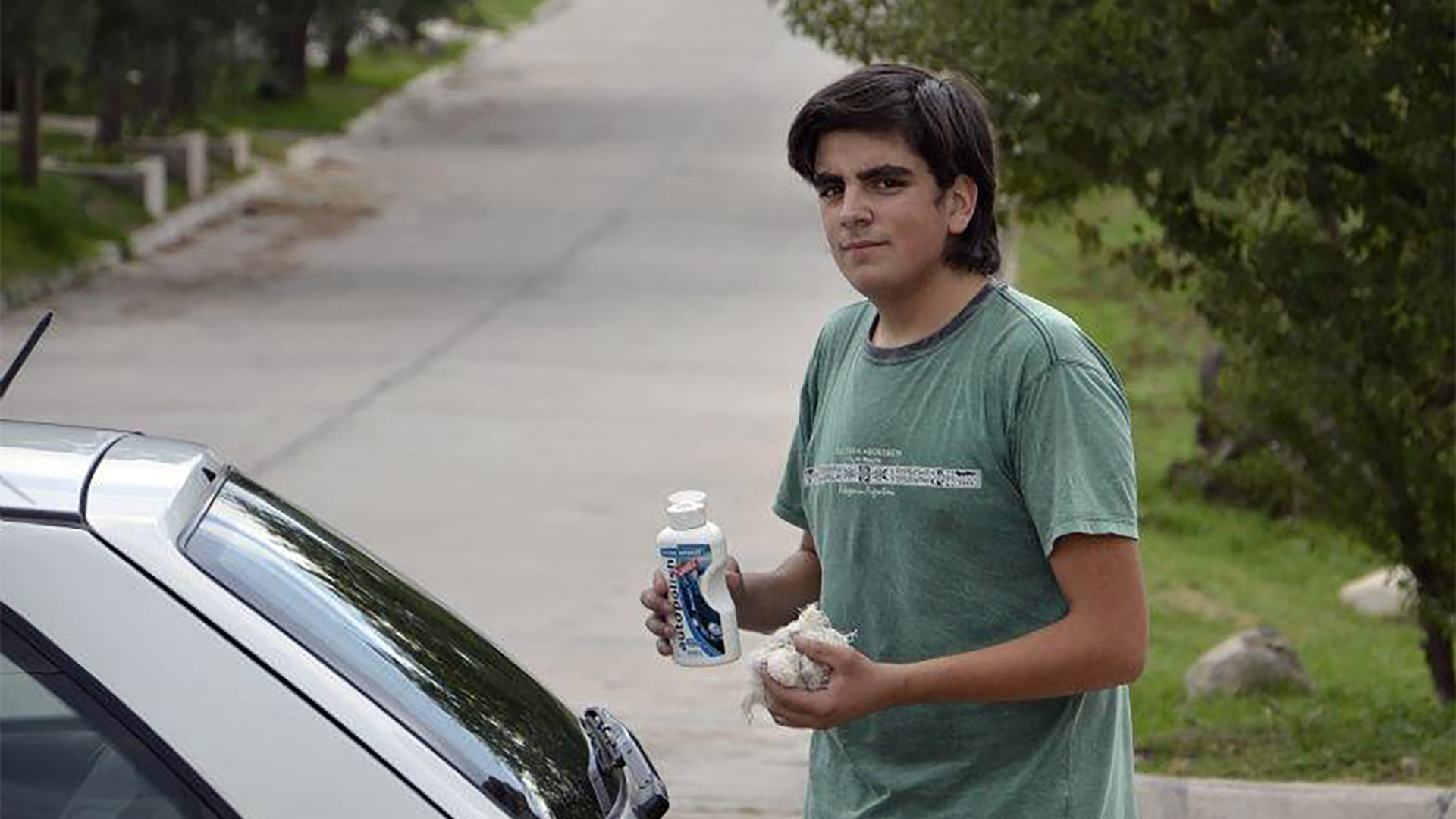 La inquietud por el cuidado de la estética de los autos comenzó desde muy chico