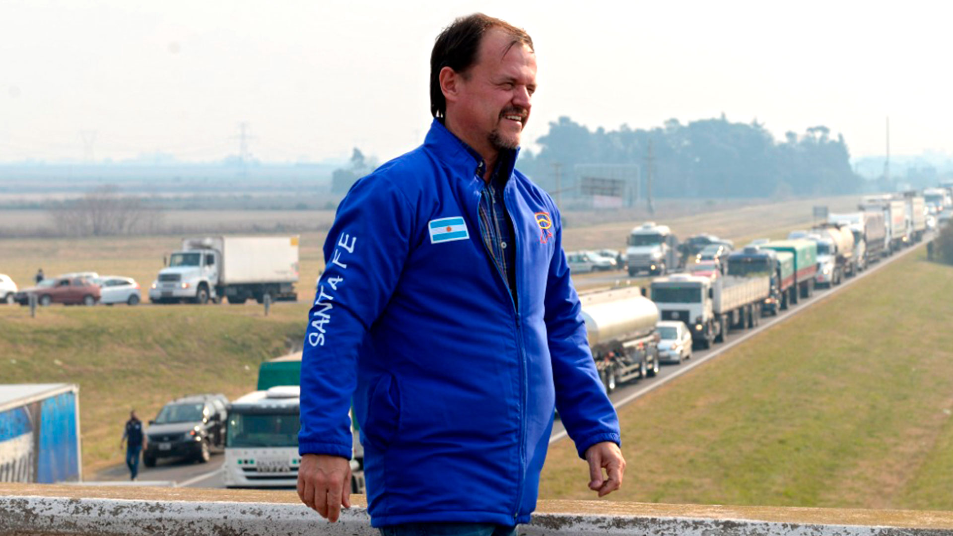 Sergio Aladio, titular del Sindicato de Camioneros de Santa Fe