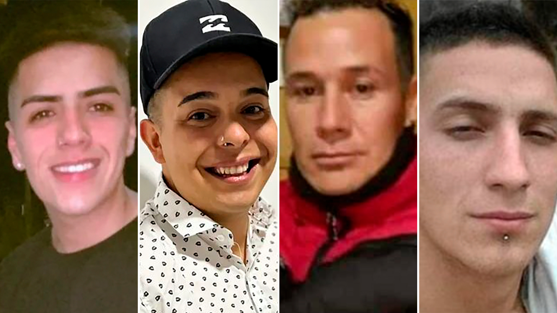 Lautaro Morello y Lucas Escalante desaparecieron en Quilmes el 9 de diciembre. De Silvio VItullo y Diego Fabián Segura nada se sabe desde el 10 de diciembre.