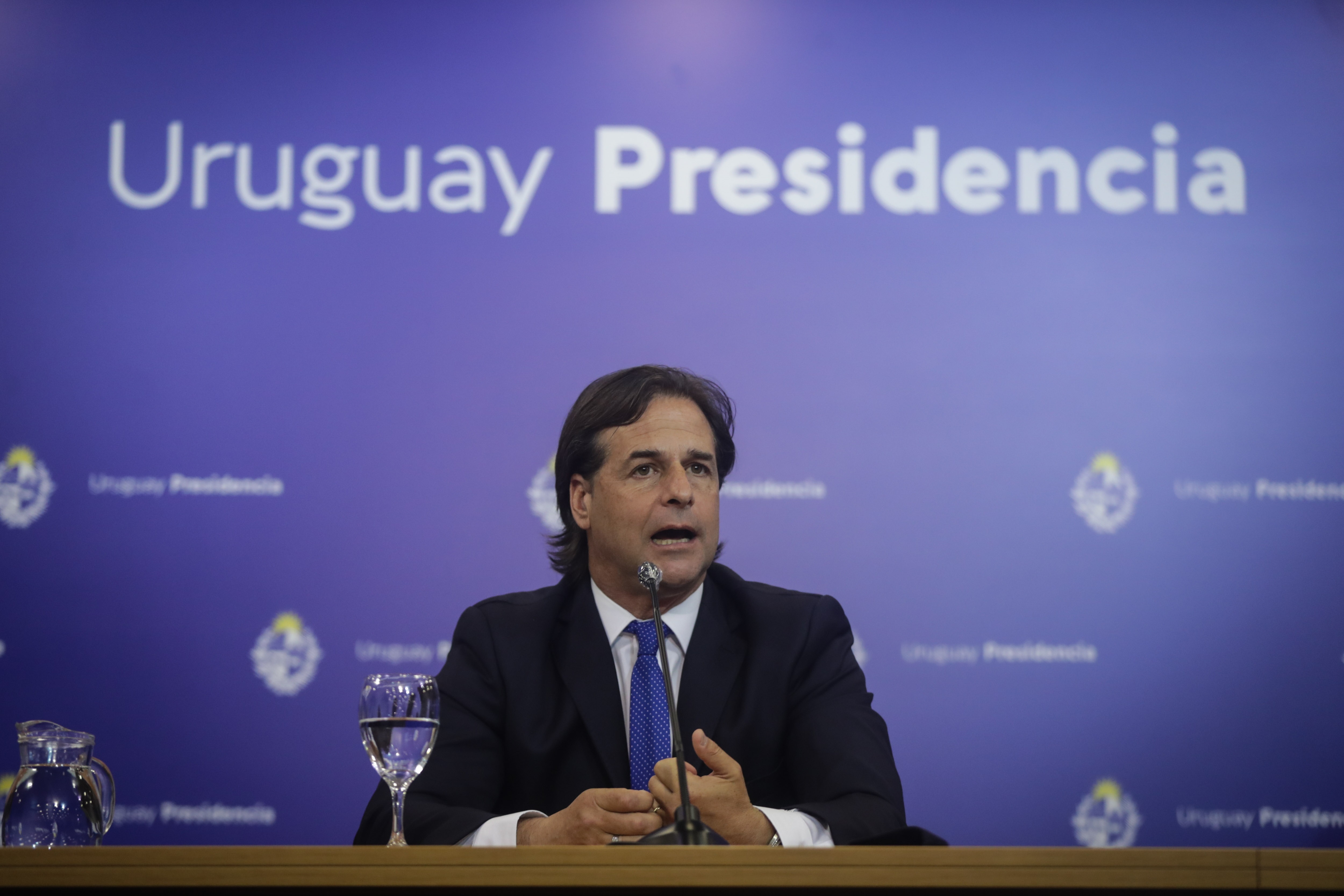 El presidente de Uruguay, Luis Lacalle Pou