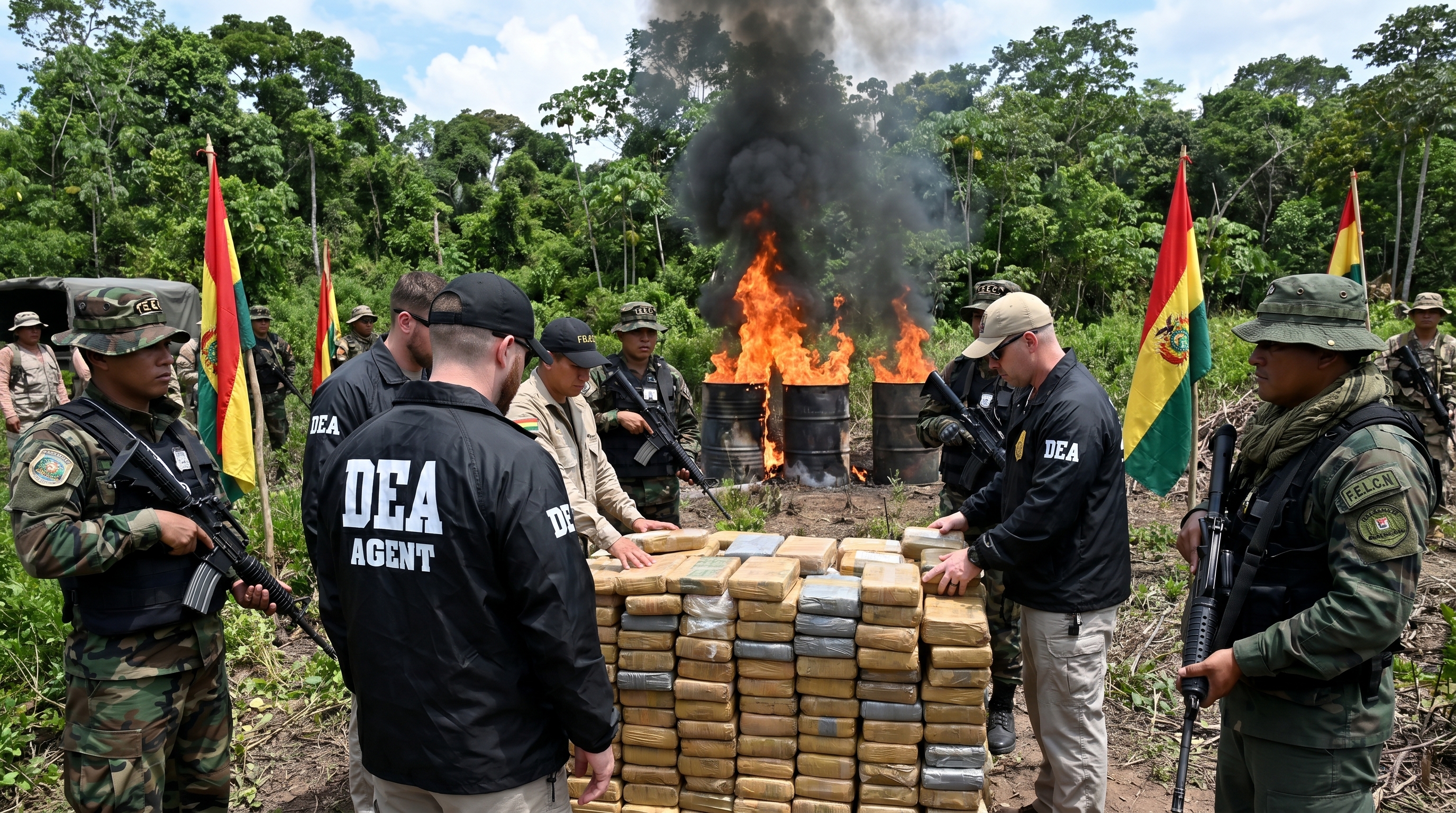 La mayor&iacute;a de los bolivianos apoya la presencia de la DEA en el pa&iacute;s para colaborar en la lucha contra el narcotr&aacute;fico   