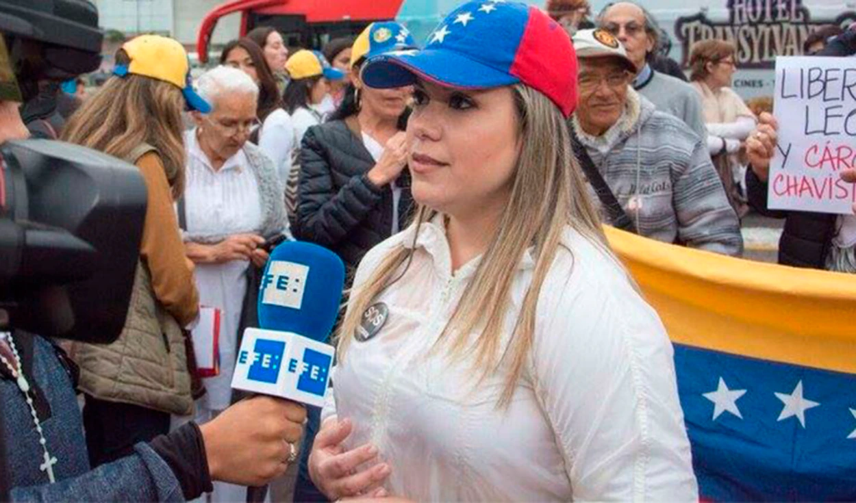 Paulina Facchin es defensora de los derechos de los venezolanos en Perú. Foto: Twitter