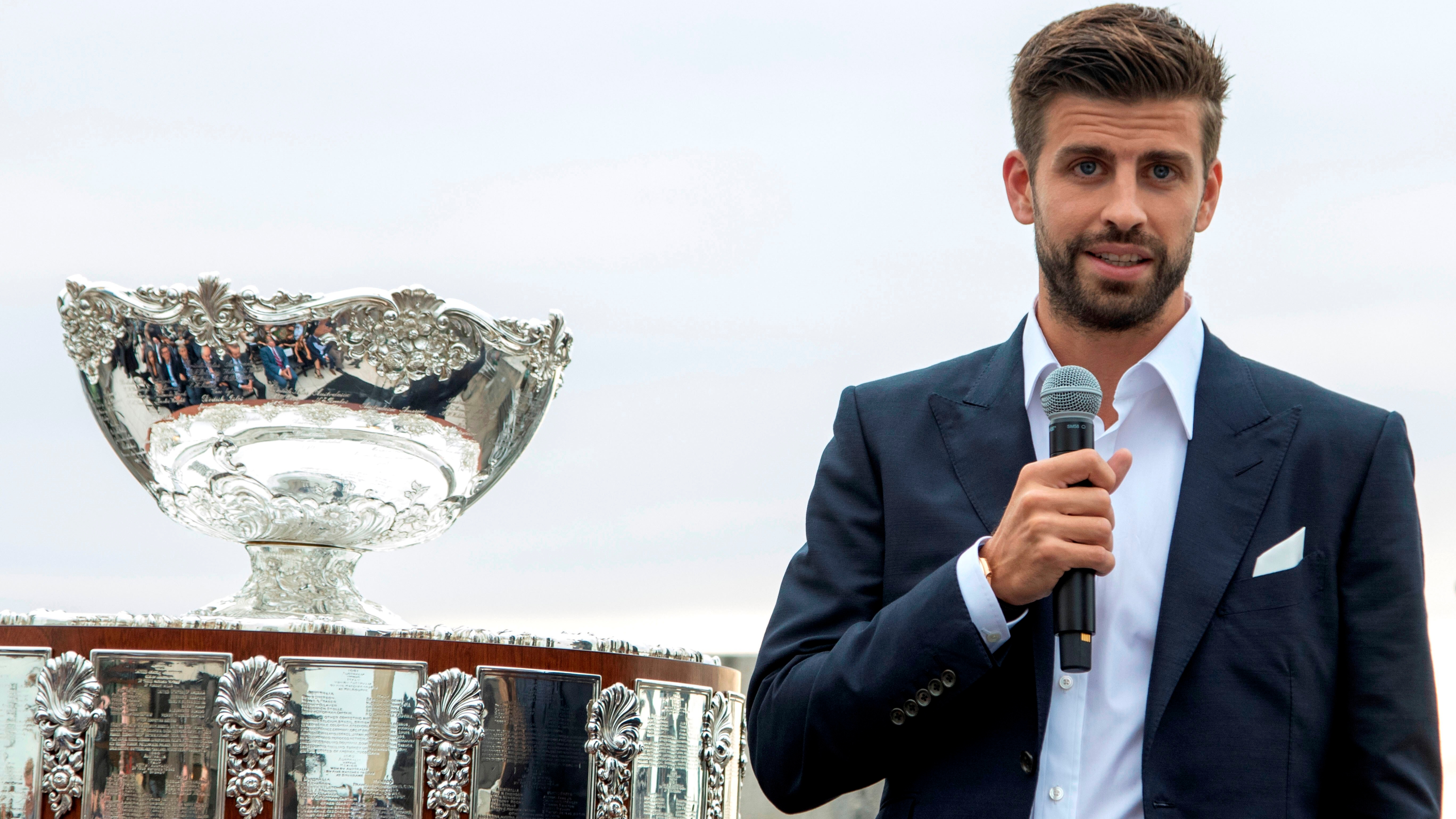 Gerard Piqué, futbolista del Barcelona y presidente de Kosmos, empresa organizadora de la Copa Davis. EFE/Miguel Rajmil/Archivo 