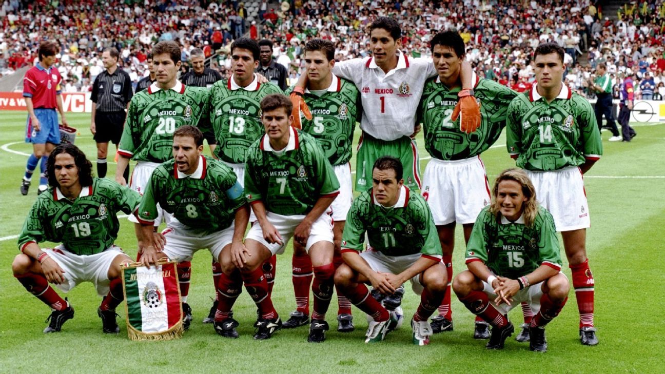 Selección Mexicana de 1998 (Foto: Twitter@AficionadosMEX)