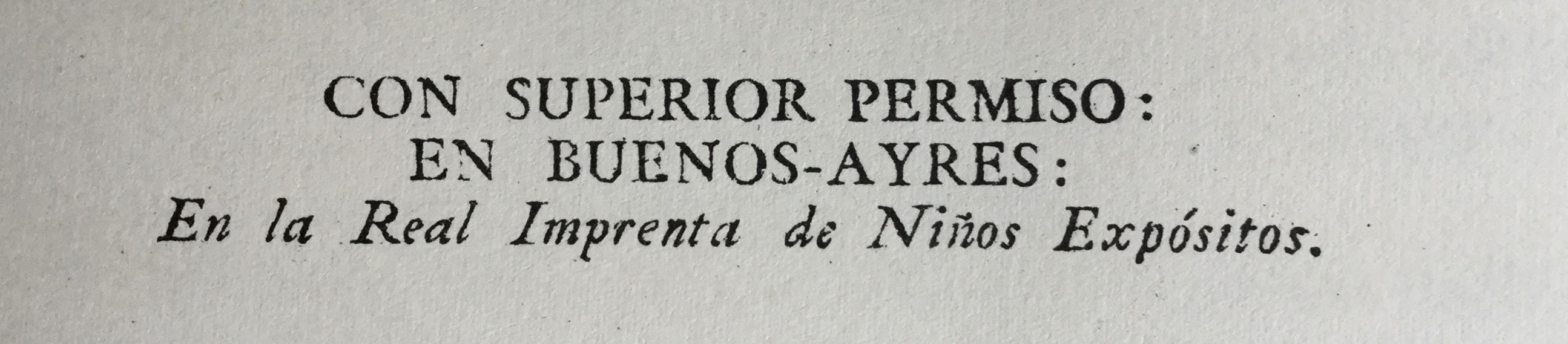 Una marca registrada: en la Real Imprenta  de los Niños Expósitos se realizaban, desde 1780, todos los trabajos de impresión.