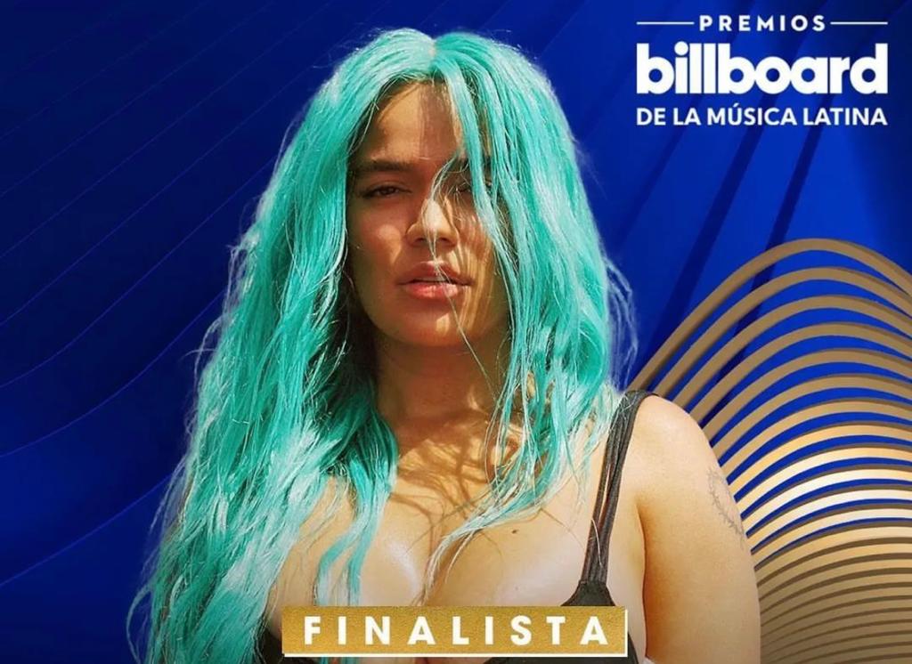 Karol G rompe récord de nominaciones en los Latin Billboard 