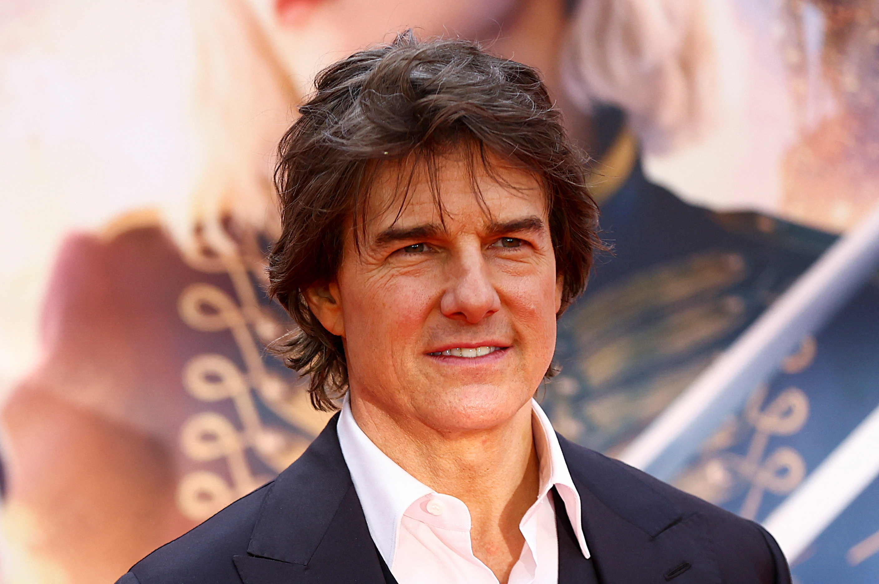 Tom Cruise en la premiere de Misión imposible 7 en Londres. REUTERS/Hannah McKay