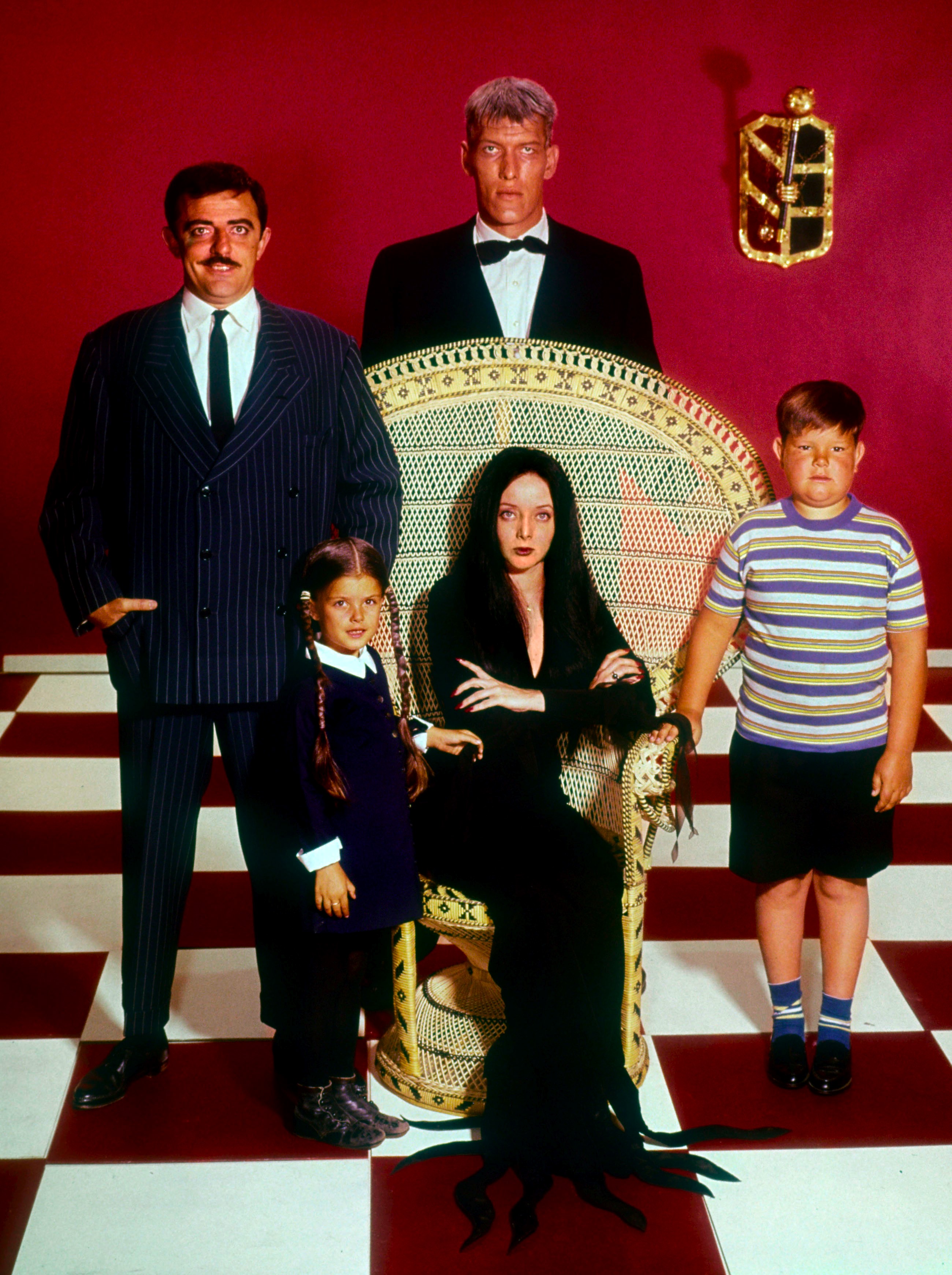 Lisa Loring en su papel de Merlina en Los Locos Addams