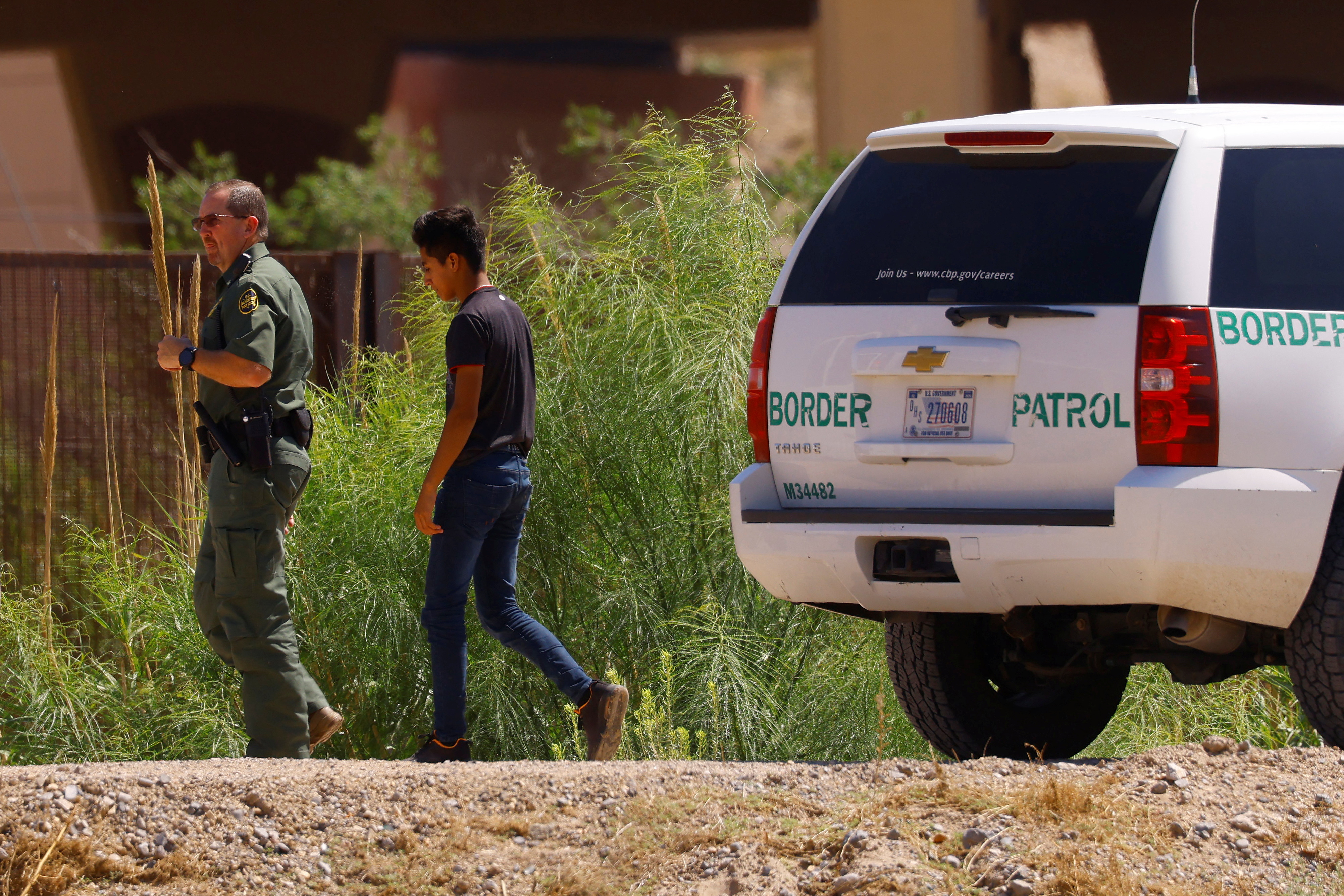 Imagen de referencia de la patrulla fronteriza (Foto: REUTERS/Jose Luis Gonzalez)