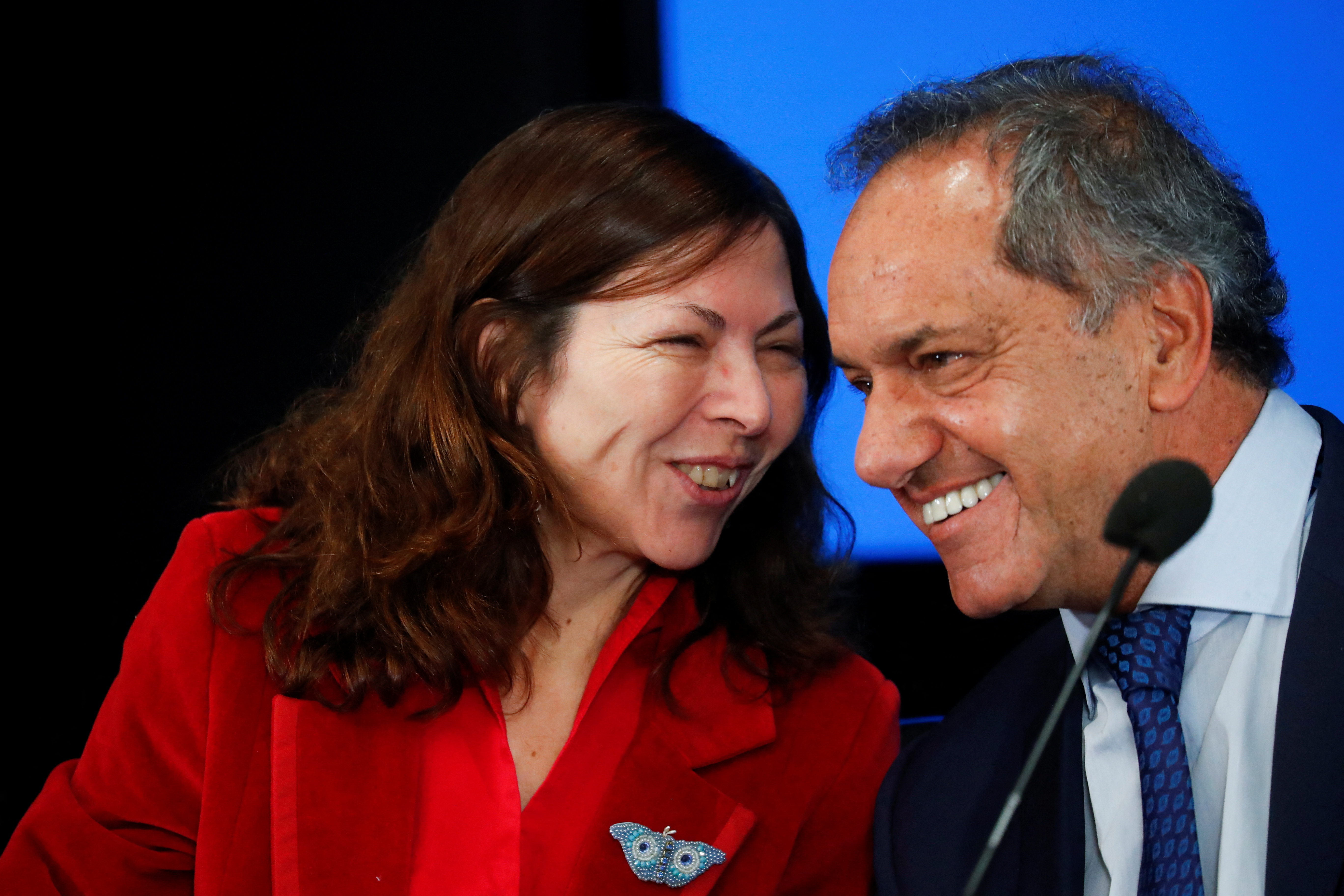 Daniel Scioli y Silvina Batakis dejaron sus cargos en la jornada de ayer (REUTERS/Agustin Marcarian)