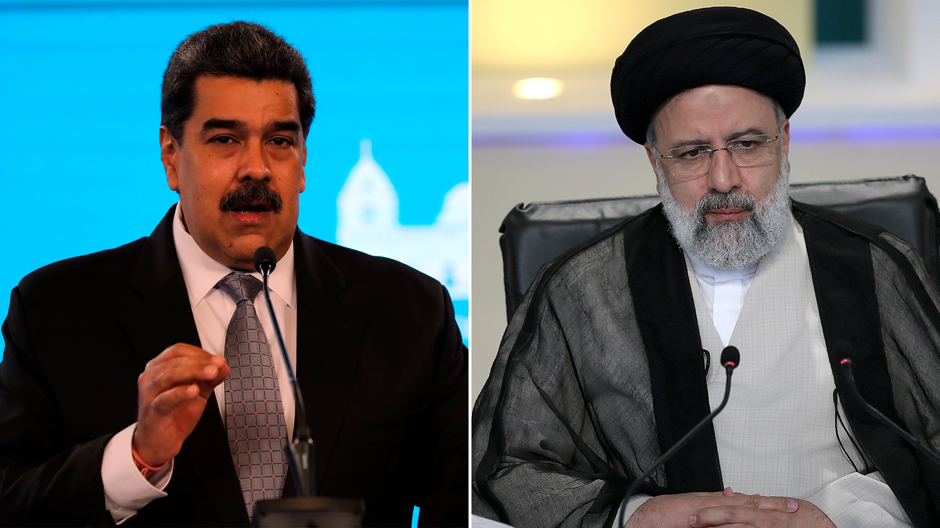 Nicolás Maduro y Ebrahim Raisi