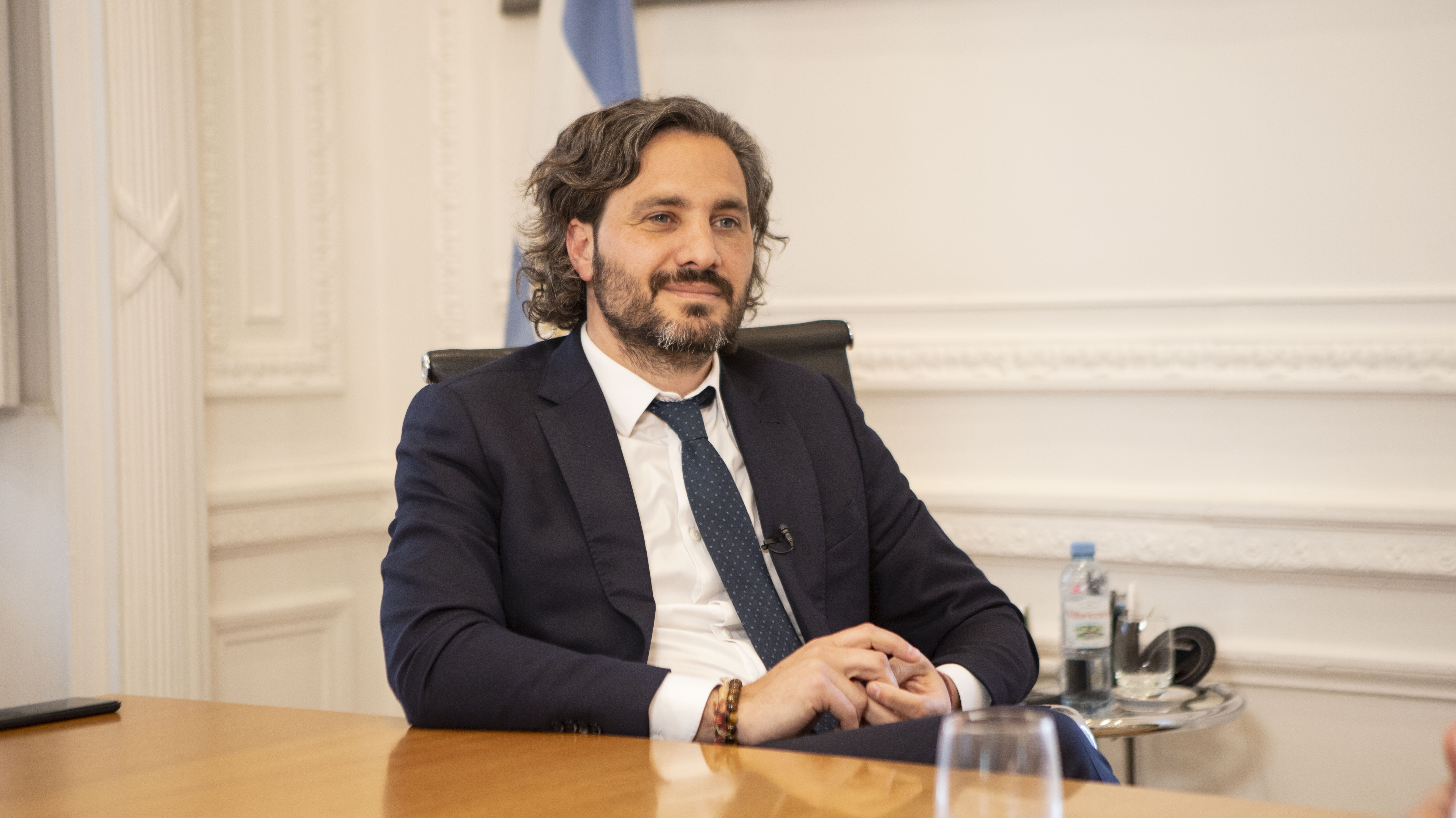 Santiago Cafiero, de je de Gabinete de Ministros y quien impulsa la candidatura de Fuertes.