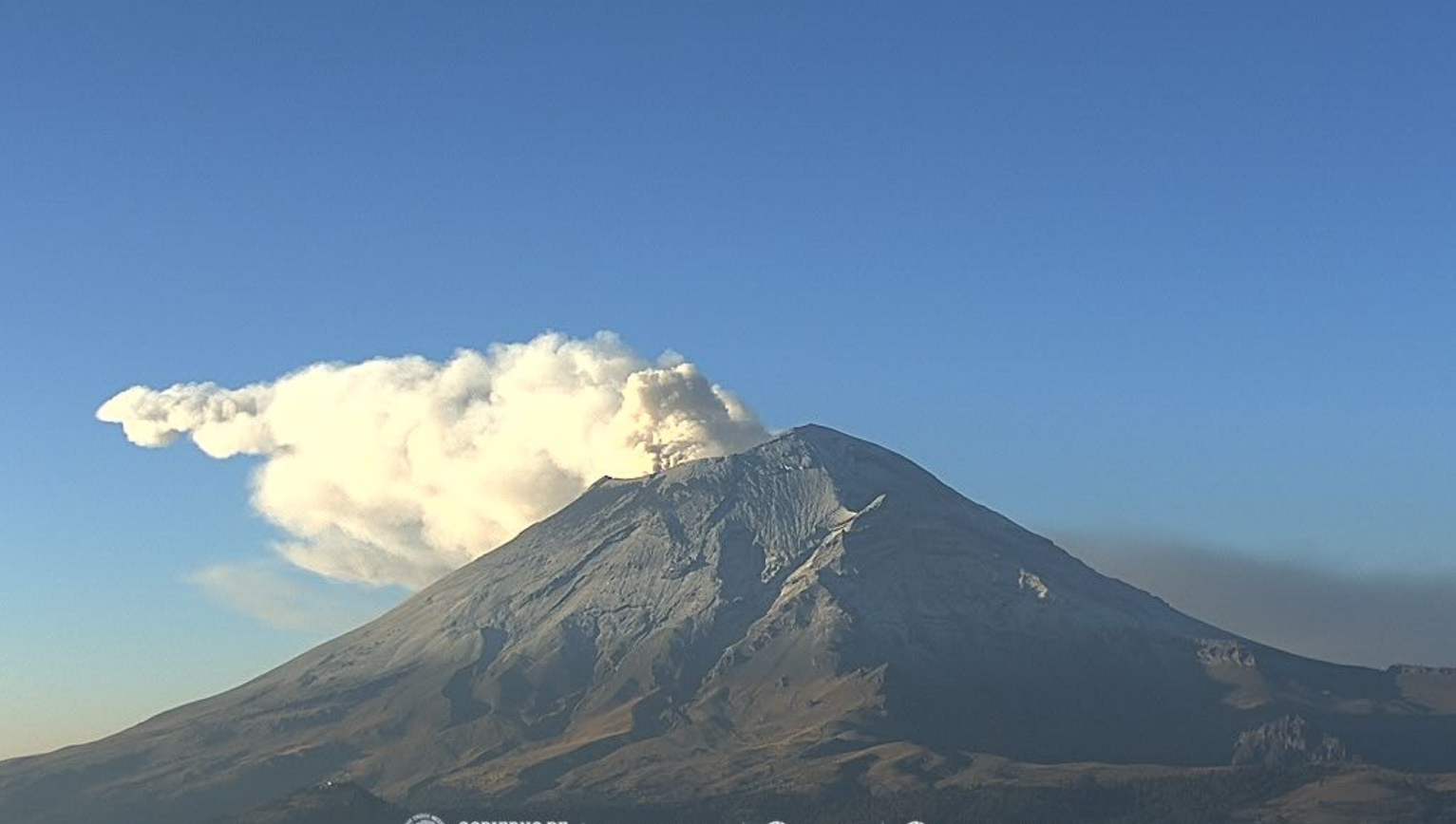 Volcán Popocatépetl hoy 31 de mayo: semáforo se mantiene en Amarillo fase 3