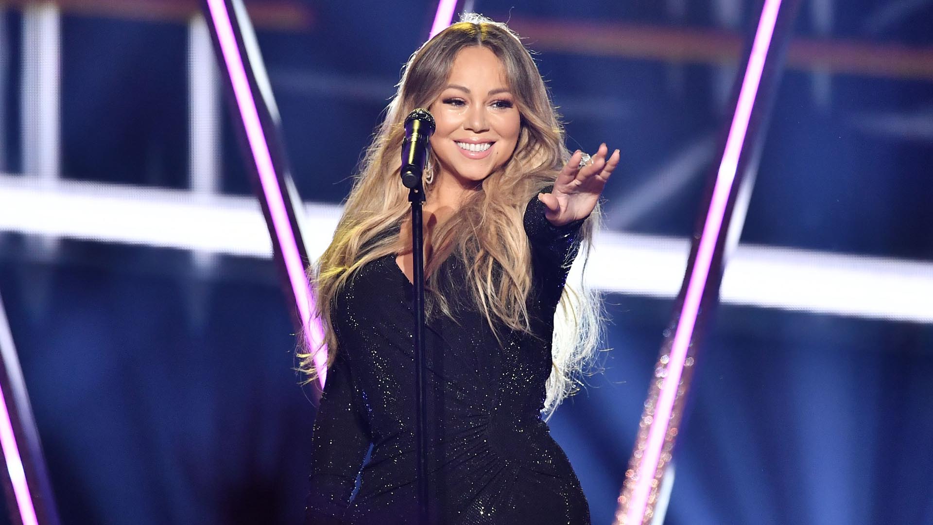 Mariah Carey en los Billboard Music Awards (Crédito: Shutterstock)