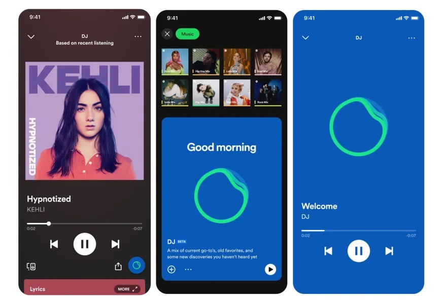 Spotify lanza una nueva función de DJ Virtual que genera una voz usando inteligencia artificial. (Engadget)