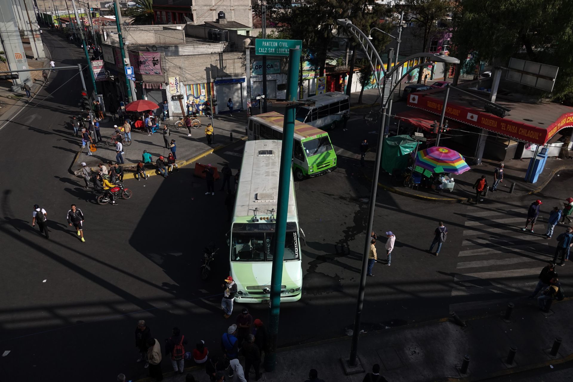 Paro de transportistas en la Ciudad de México (Foto: Cuartoscuro)