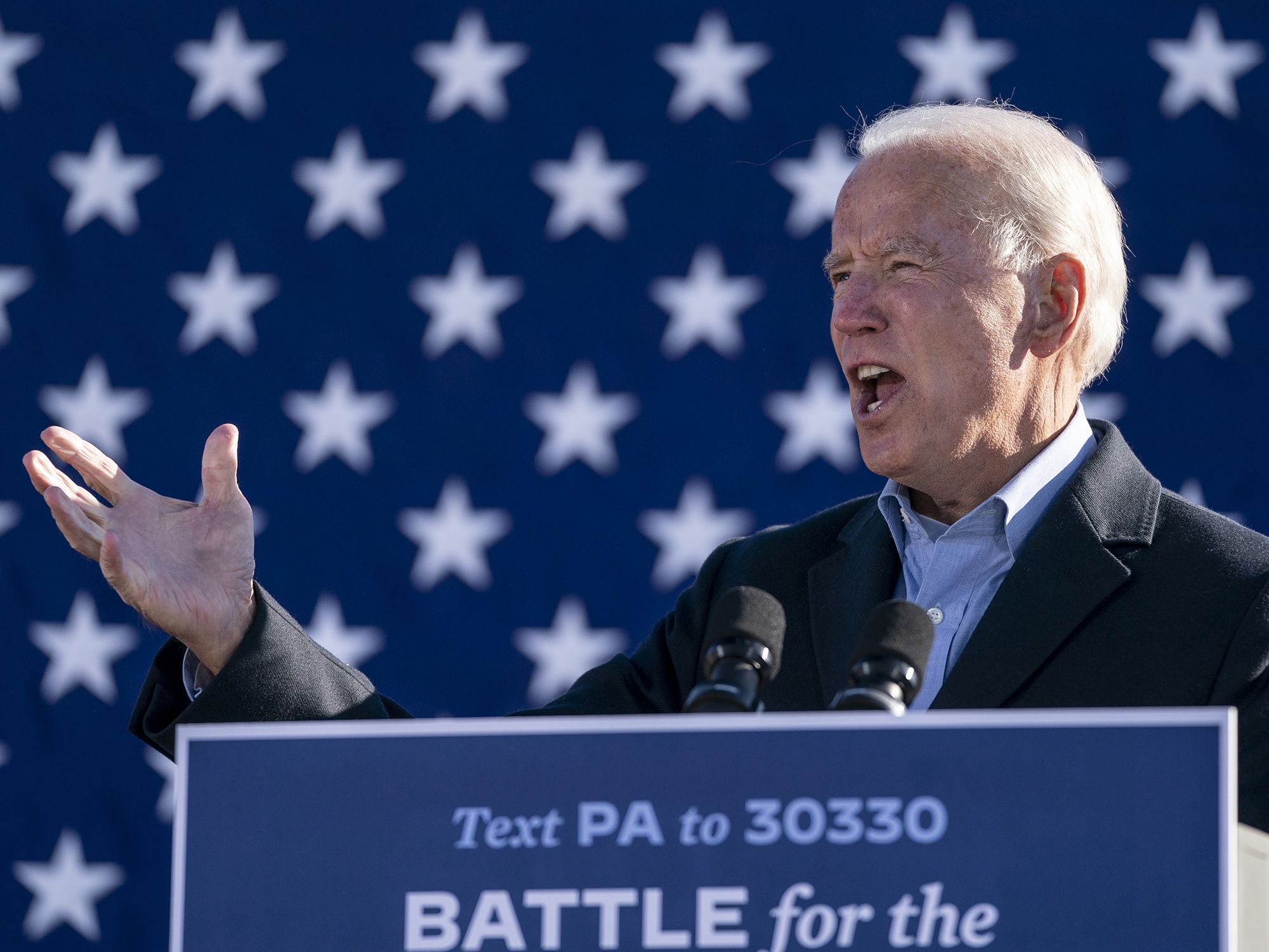 Si ganara las elecciones de los Estados Unidos, el ex vicepresidente Joe Biden sería el mandatario de mayor edad al asumir, con 78 años. (Drew Angerer/Getty)