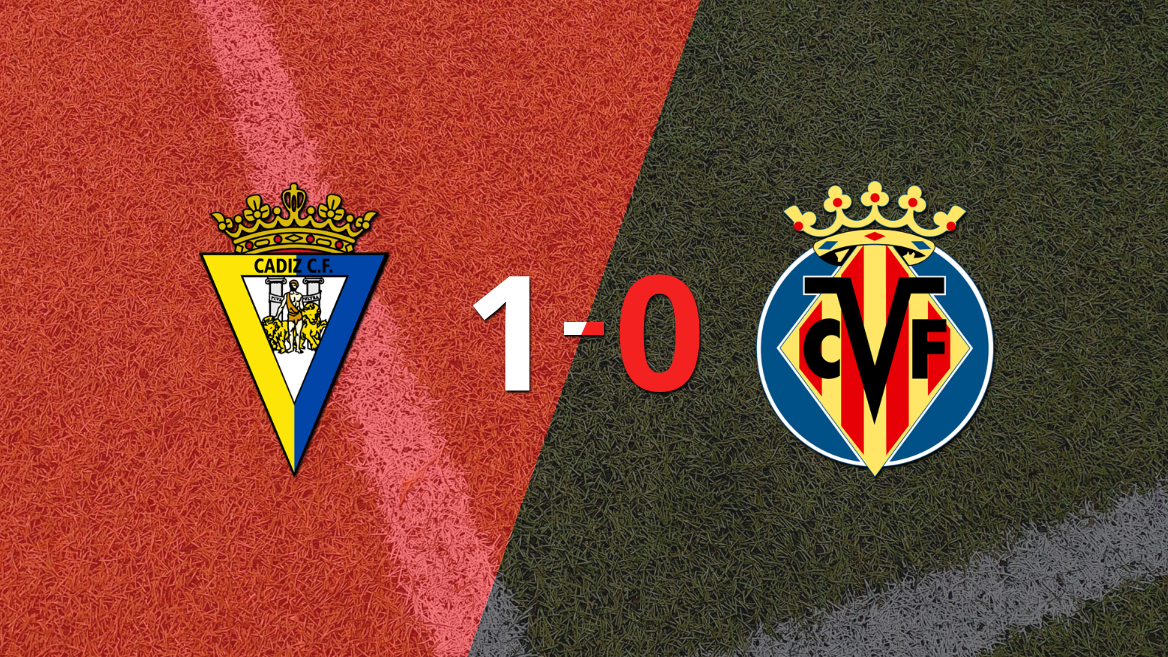 En su casa Cádiz derrotó a Villarreal 1 a 0