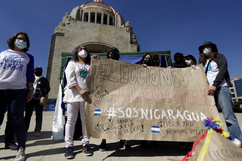 “Los nicaragüenses quieren un futuro qué sólo les puede dar la democracia” (REUTERS/Luis Cortes)