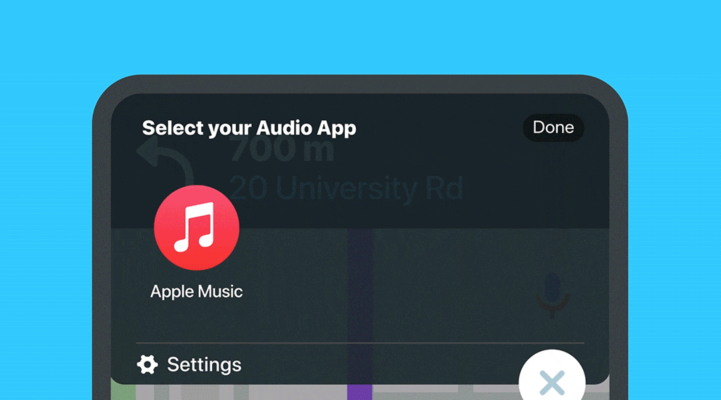 Apple Music kini tersedia di Waze.  (Foto: Net)