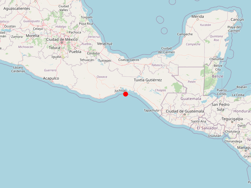 Sismo de magnitud 4.1 con epicentro en Unión Hidalgo, Oaxaca