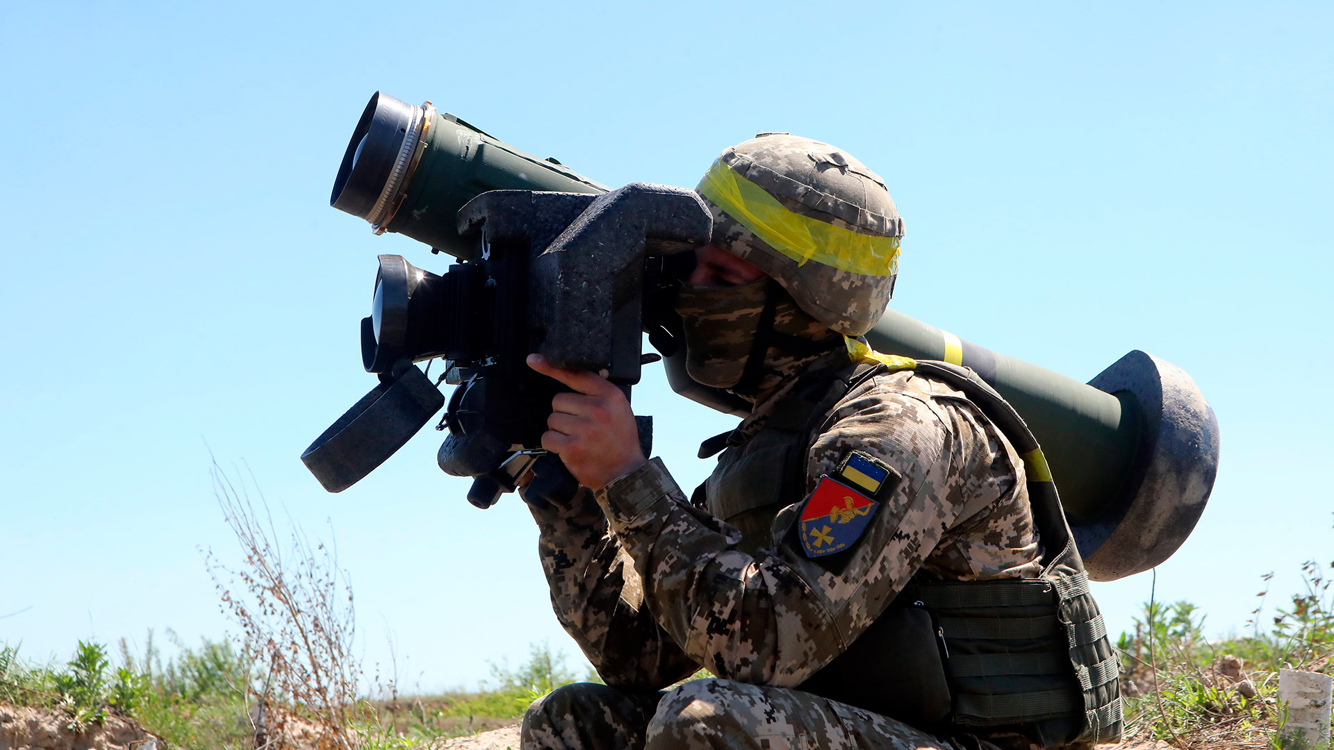 Los misiles antitanque Javelin enviados a Ucrania (Ukrinform/Shutterstock)