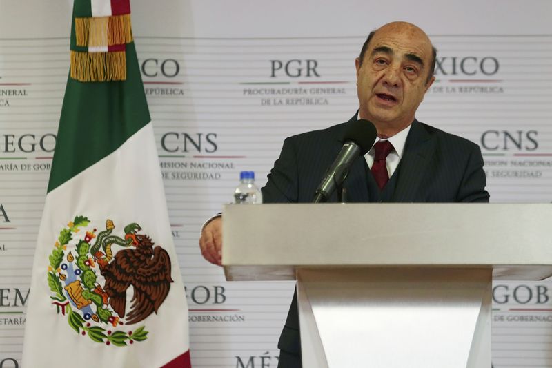 Imagen de archivo del entonces fiscal general de México, Jesús Murillo (REUTERS/Tomas Bravo)