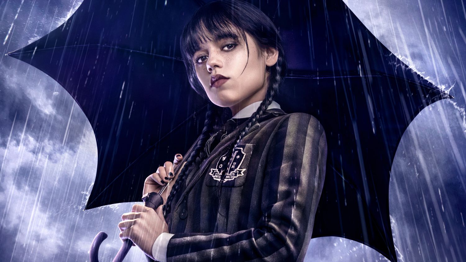 Jenna Ortega es la sucesora de Christina Ricci en el rol de Merlina Addams. (Netflix)