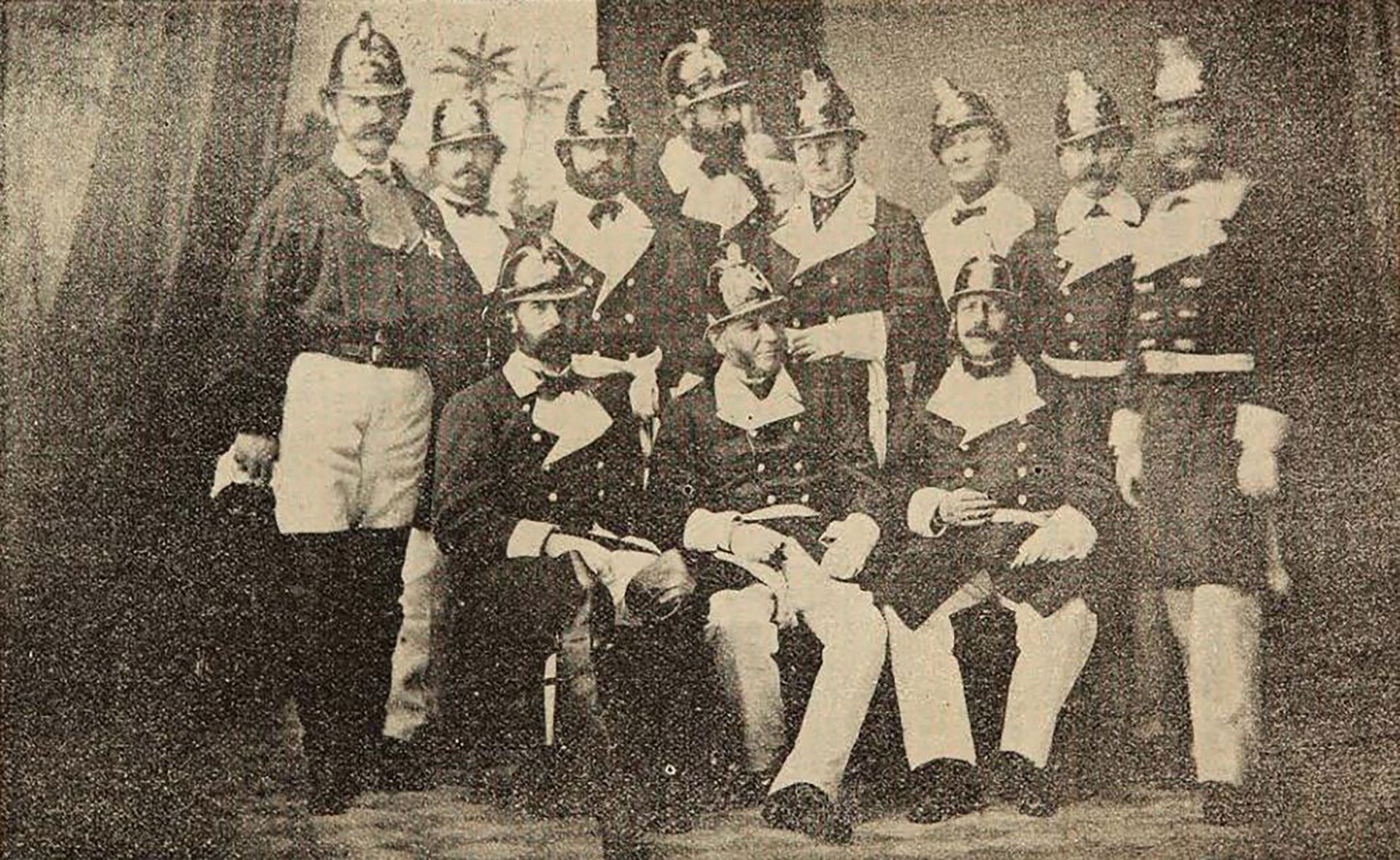 El 1er Directorio de los Bomberos de Santiago, creados en 1864, un año después de la tragedia: José Besa, Ángel Custodio Gallo, Agustín J. Prieto, Manuel Recabarren, Enrique Meiggs, Carlos Monery, Gaston Dubord, Adolfo Eastman y Manuel Antonio