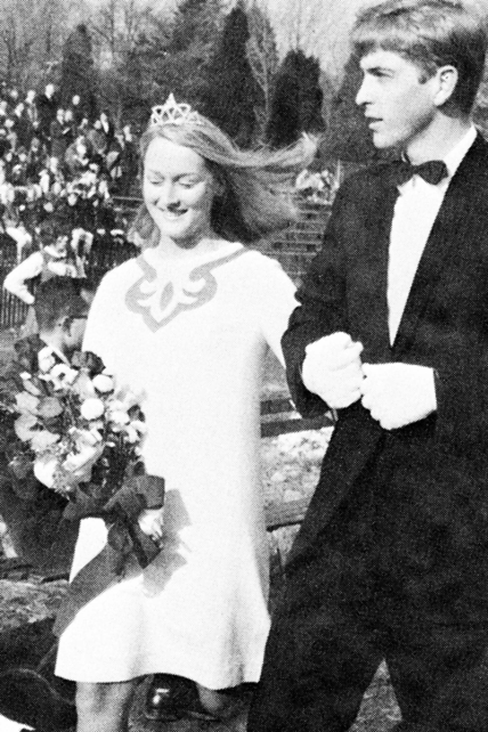 Meryl Streep en su graduación