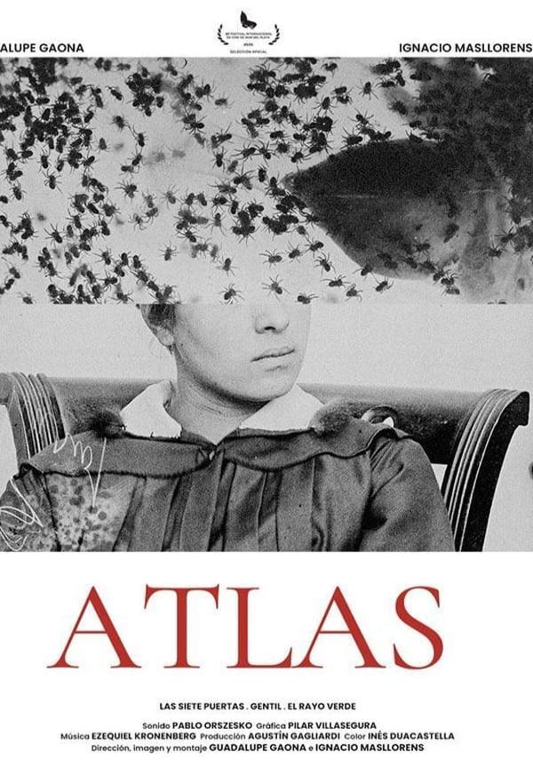 cartel de "Atlas" de Ignacio Masllorens y Guadalupe Gaona