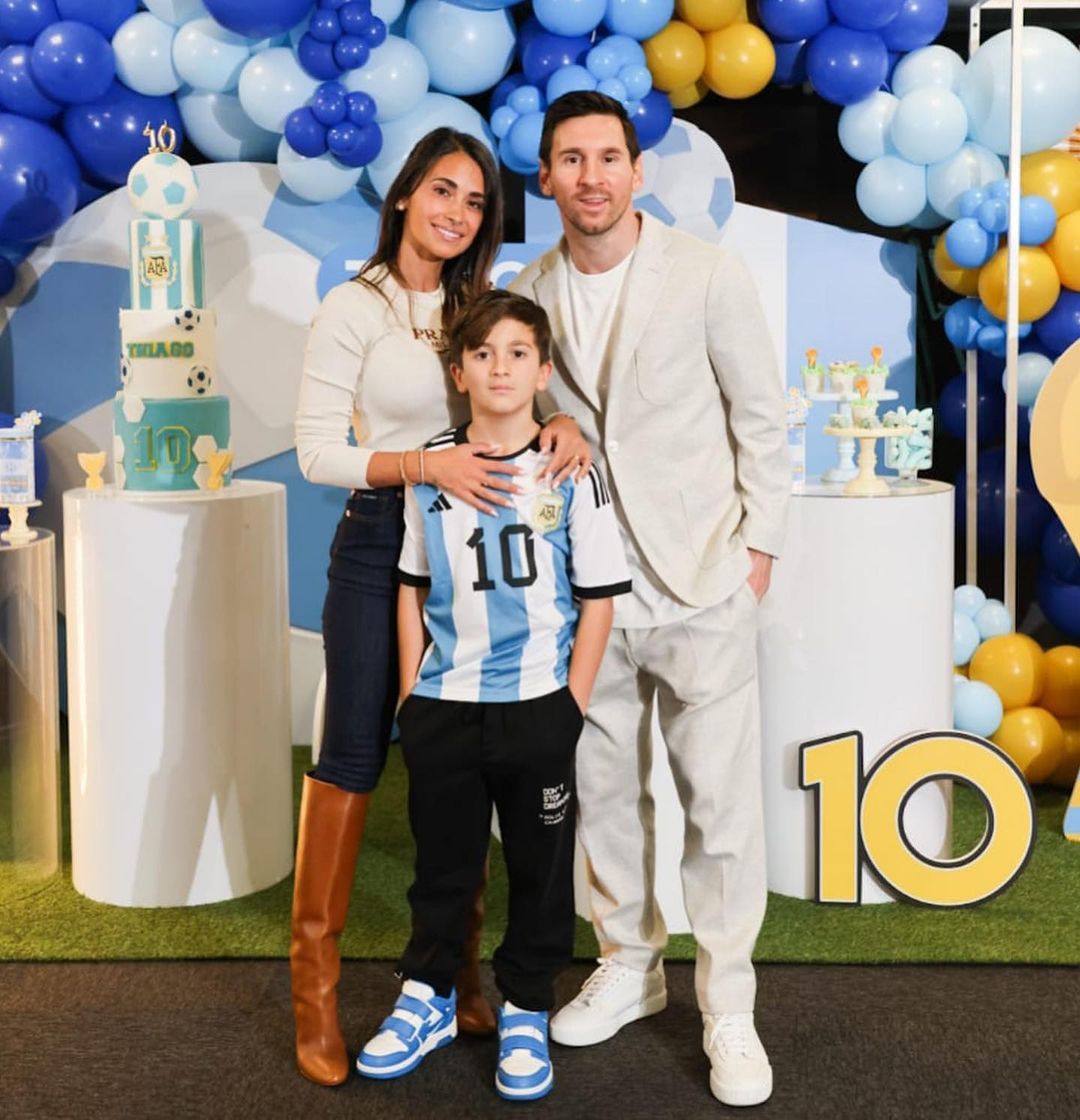 La Selección Argentina, la temática en el cumpleaños número 10 de Thiago Messi