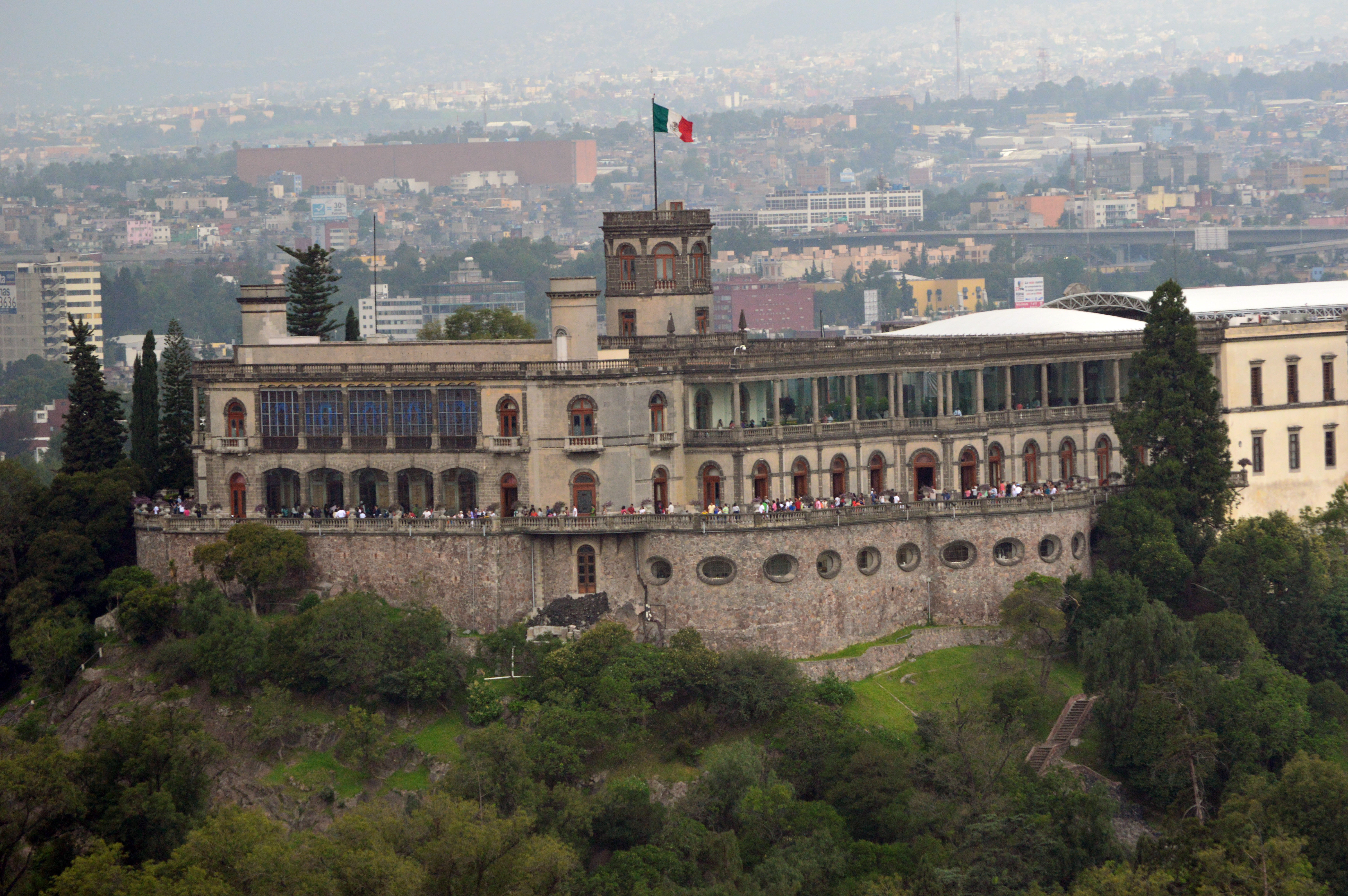 El Castillo de Chapultepec fue la residencia oficial de Maximiliano y su esposa Carlota (Foto: Wiki Commons).