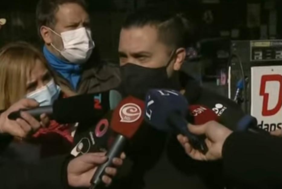 Diego, amigo de la víctima fatal, relató a la prensa cómo ocurrió el ataque de la patota