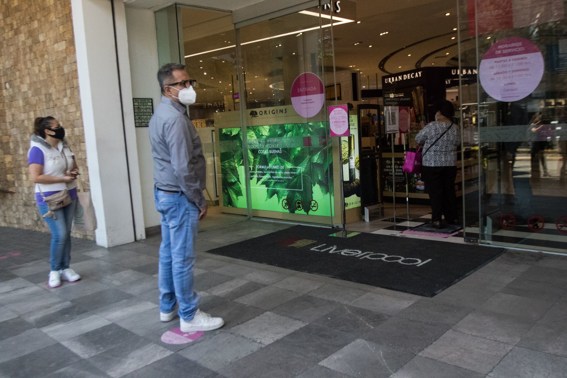 Tienda departamental en Polanco. Ciudad de México. 9 de febrero de 2021.