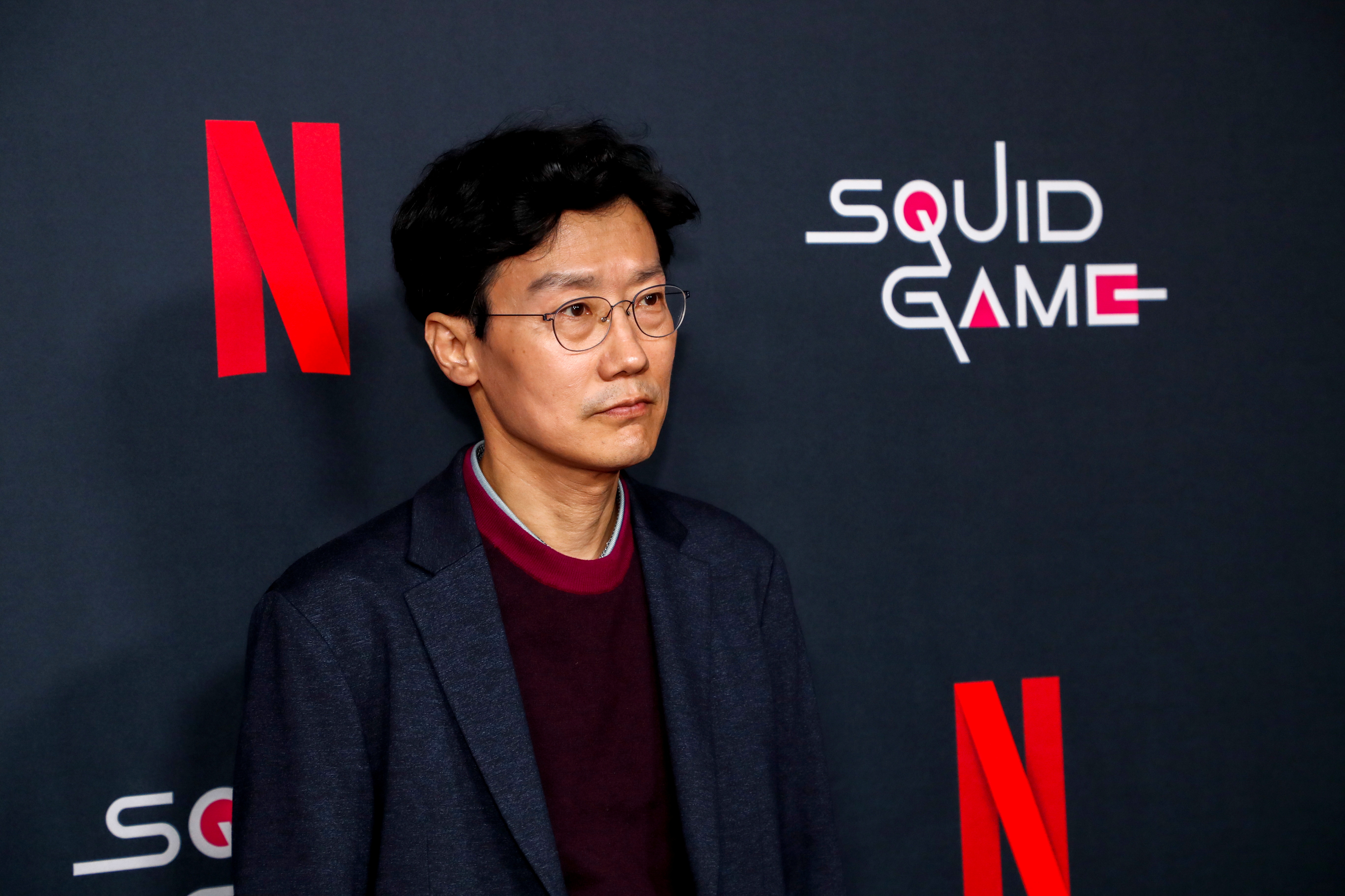 El director de "El juego del calamar", Hwang Dong-hyuk. (REUTERS/Mario Anzuoni)