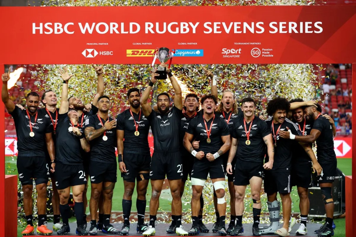 Nueva Zelanda ganó cinco de las etapas del World Rugby Seven y fue el gran dominador de la temporada