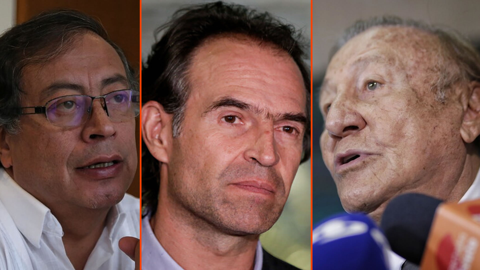 Gustavo Petro, Federico Gutiérrez y Rodolfo Hernández son los candidatos con más opciones de llegar a la Casa de Nariño.