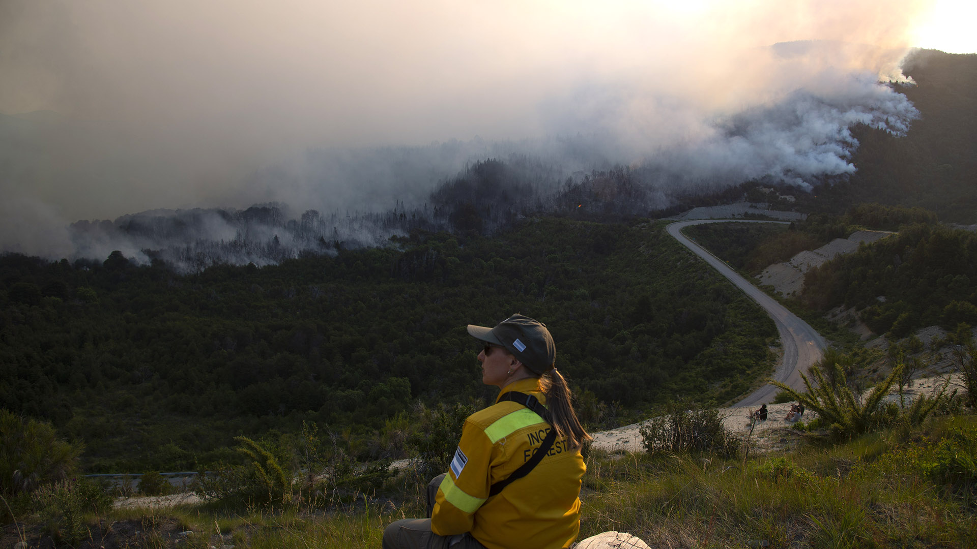 Este incendio está considerado como el más grande la historia del parque nacional Nahuel Huapi (FotoAlejandra Bartoliche/Telam)