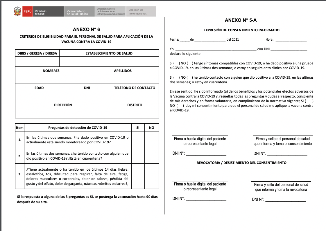 Vacunación de niños de 5 a 11 años: Este es el documento que deben  presentar los padres antes de inocular a sus hijos - Infobae