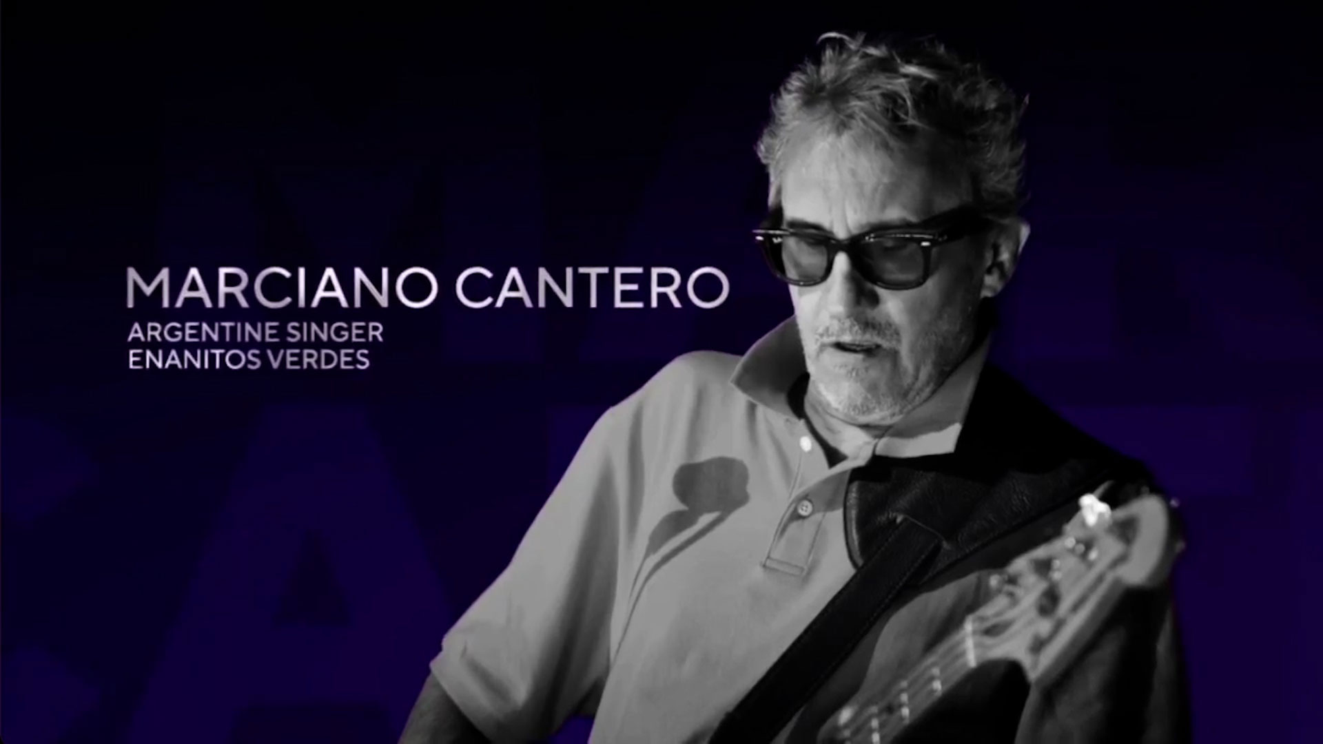 Marciano Cantero en el homenaje a los fallecidos realizado en la ceremonia de los Premios Grammy 2023