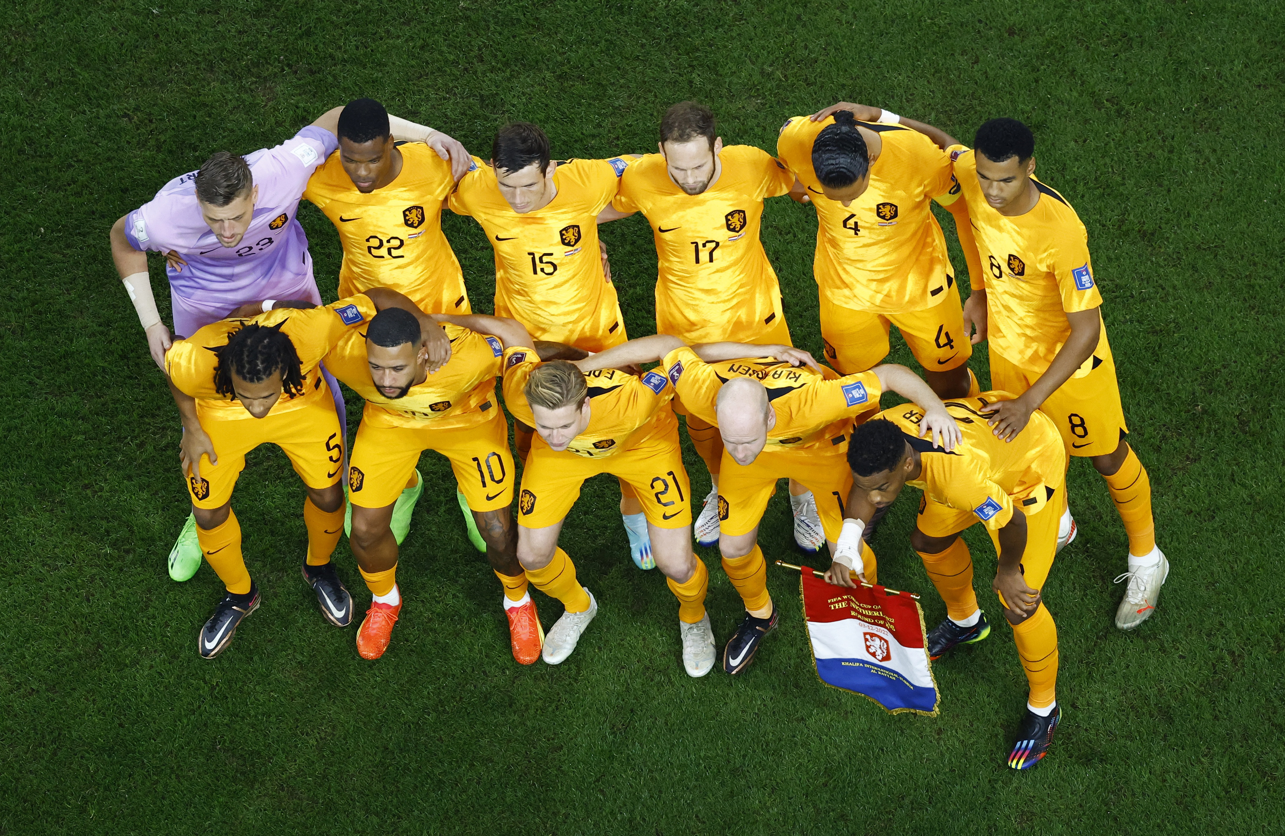 La selección neerlandesa también se llamó Países Bajos en la Eurocopa del año pasado (REUTERS/Peter Cziborra)