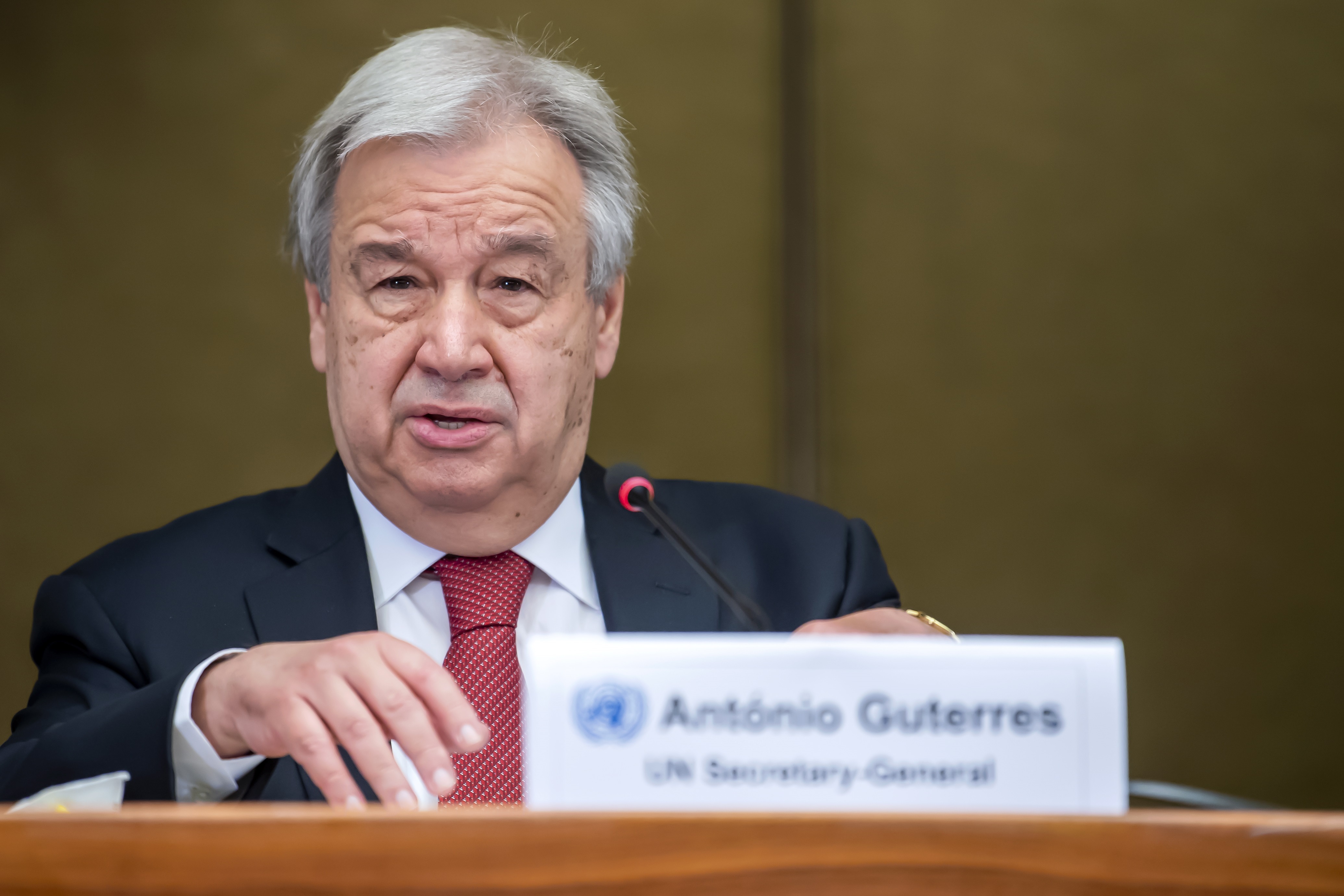El secretario general de la ONU, António Guterres. EFE/EPA/MARTIAL TREZZINI/Archivo
