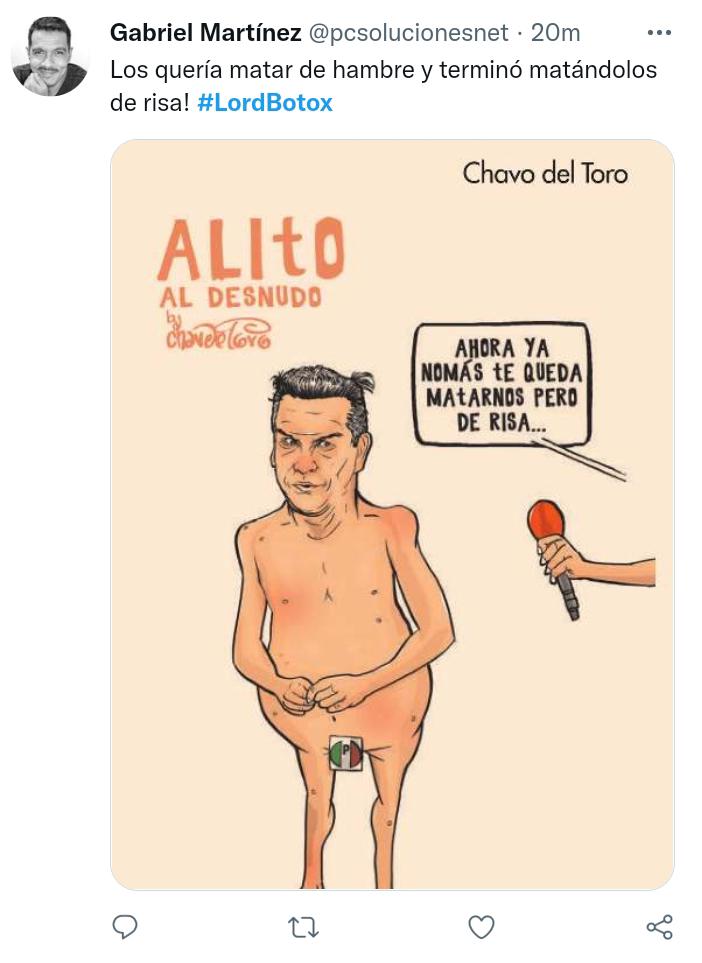 Lord Botox: los memes que dejó Alito Moreno tras audios y señalamientos de  posibles actos de corrupción - Infobae