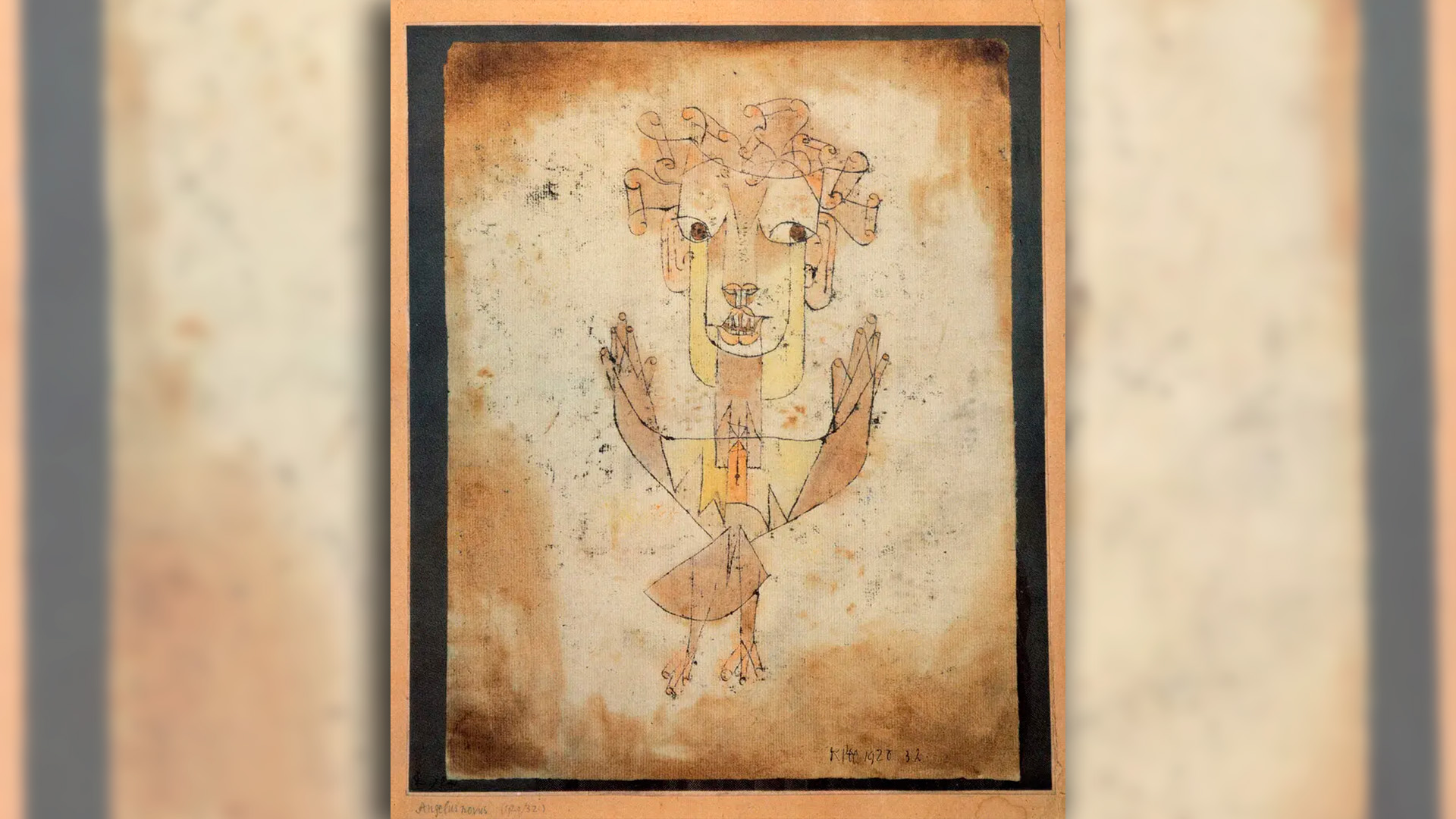 Una obra maestra de Paul Klee, en el medio de la guerra de Oriente Medio