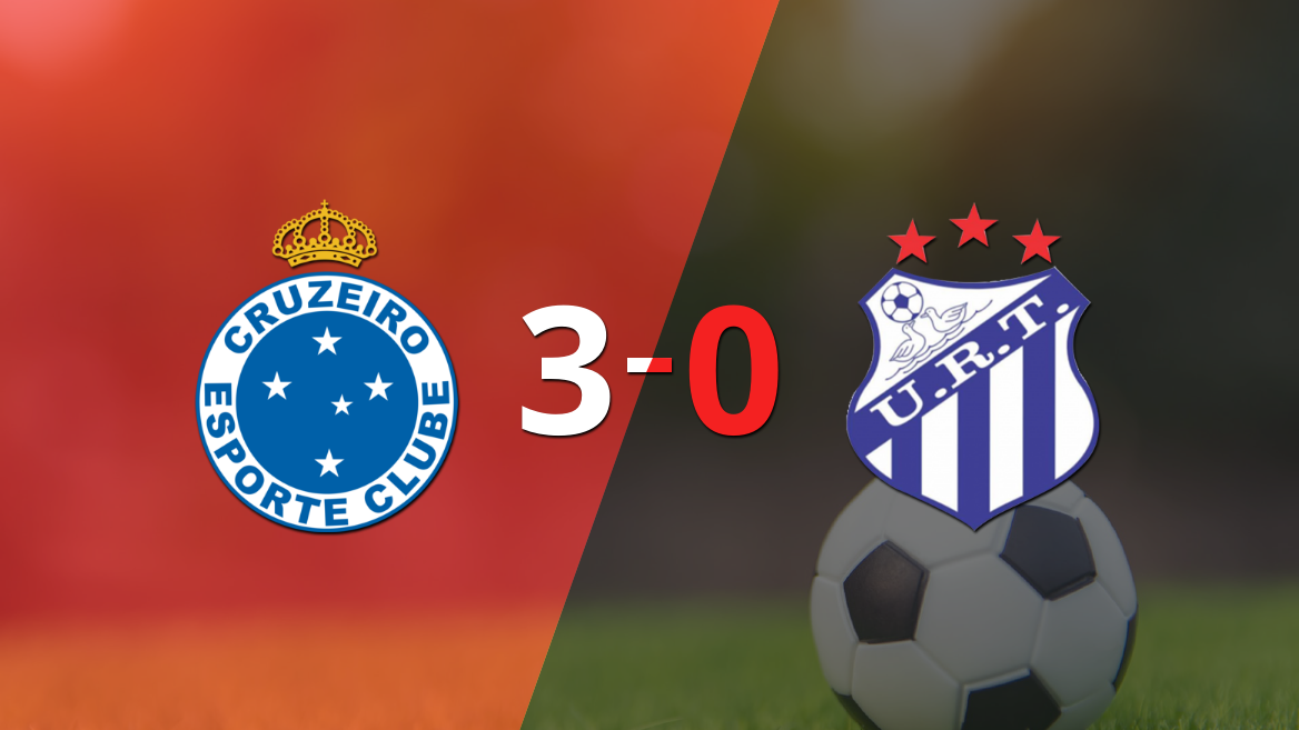 Cruzeiro golea 3-0 como local a URT