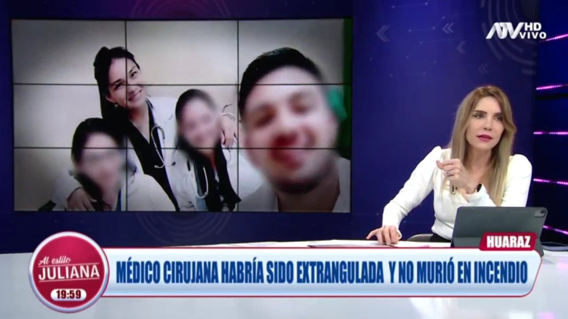 Huaraz: Necropsia confirmó que doctora murió por estrangulamiento y no por asfixia durante incendio