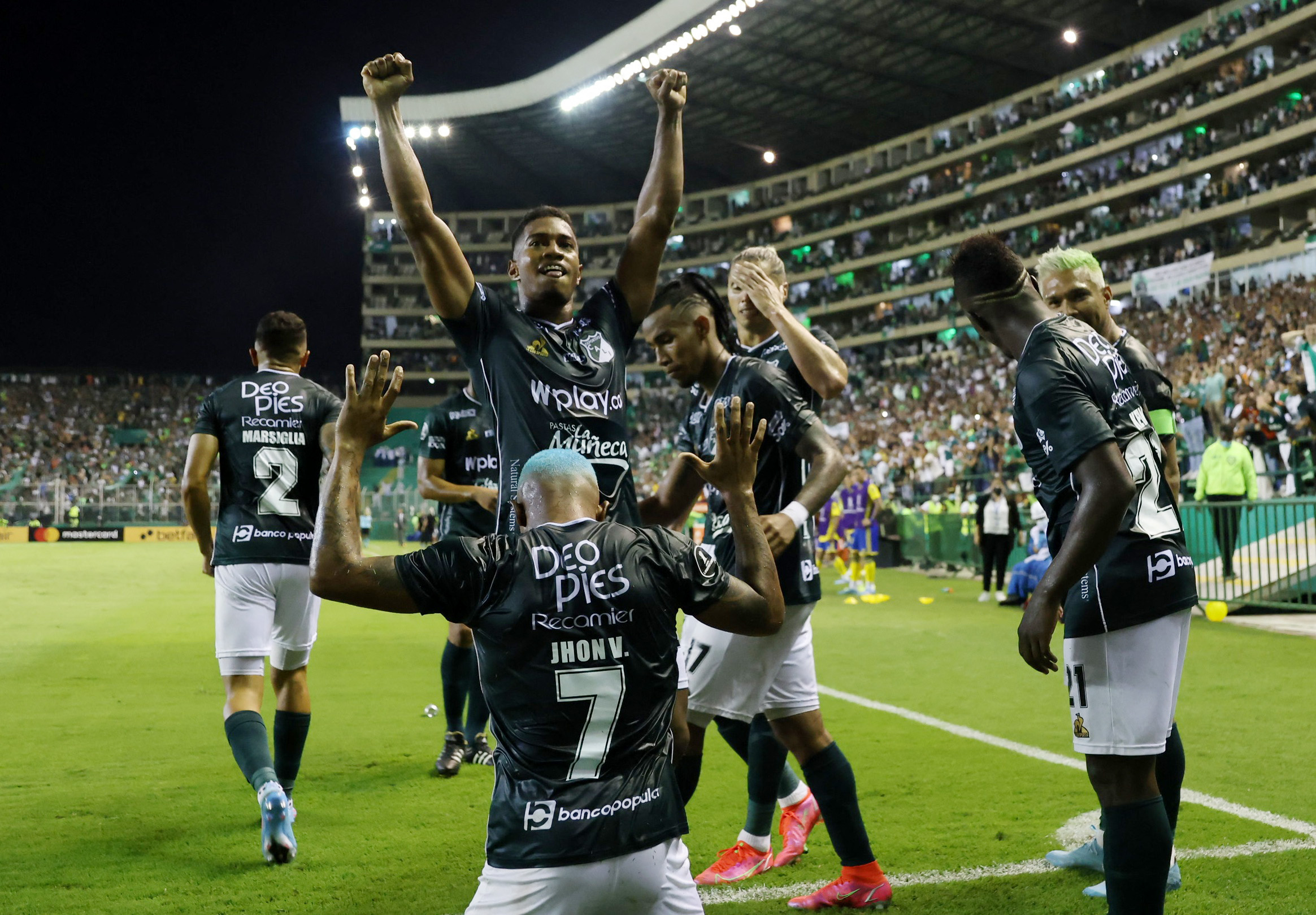Andrés Balanta se despide del Deportivo Cali. REUTERS/Luisa Gonzalez