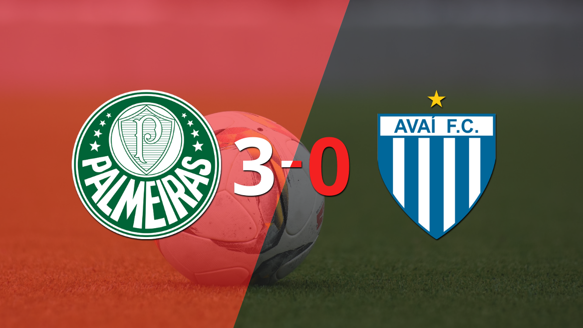 Palmeiras sentenció con goleada 3-0 a Avaí